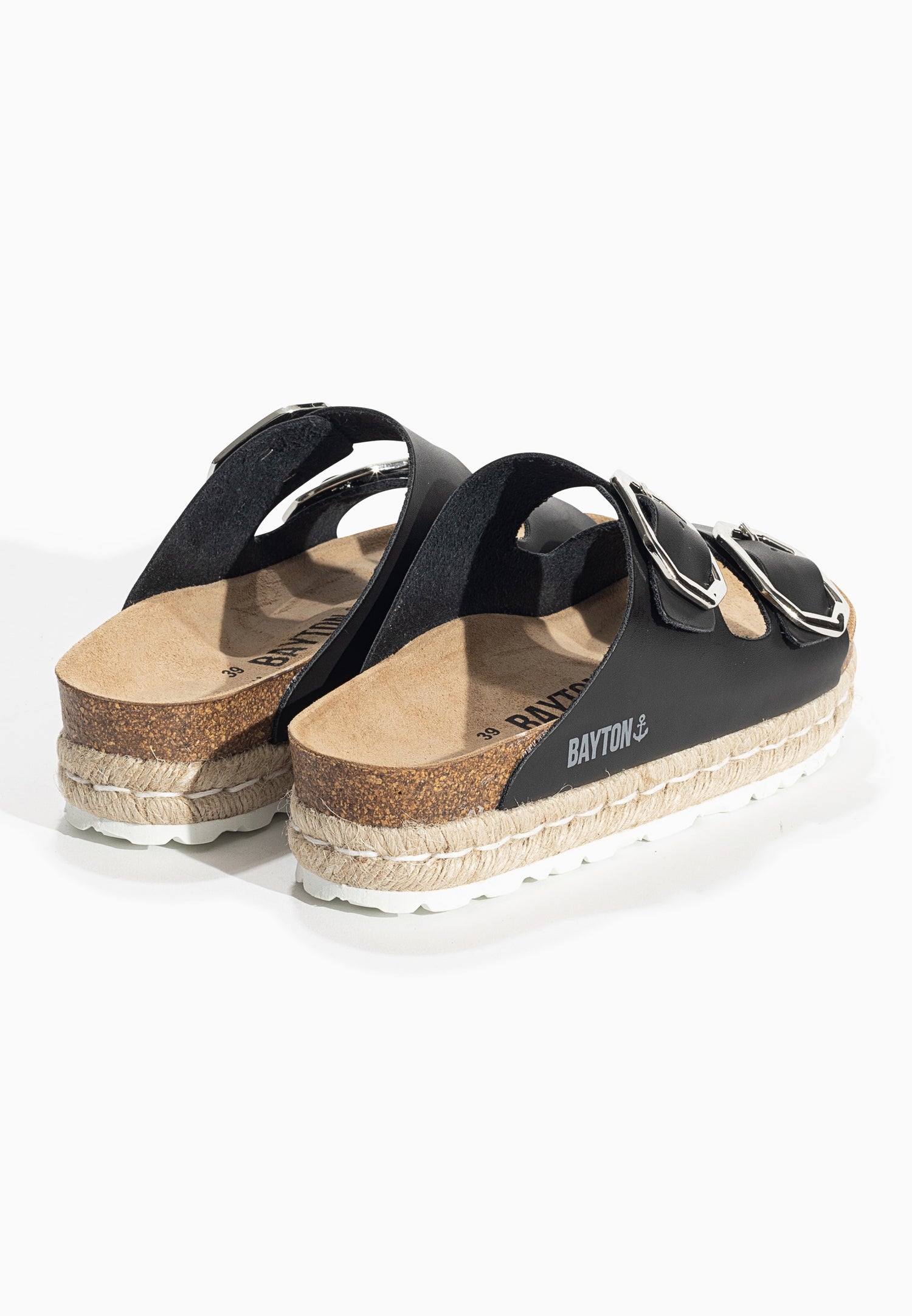 Sandales Alcee Noir à Plateforme