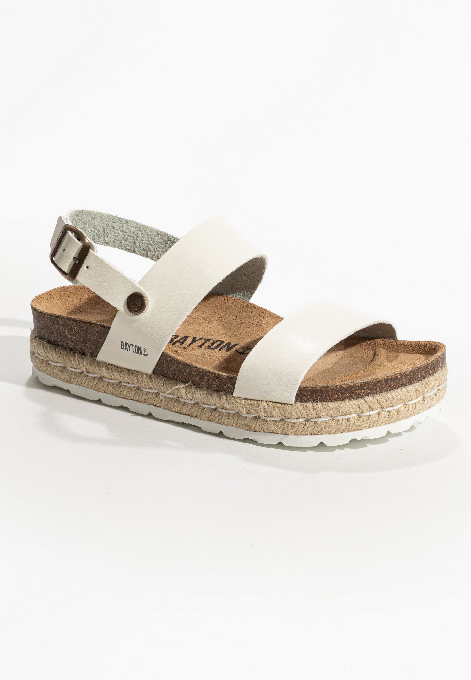 Sandales Gaceo Blanc à Plateforme