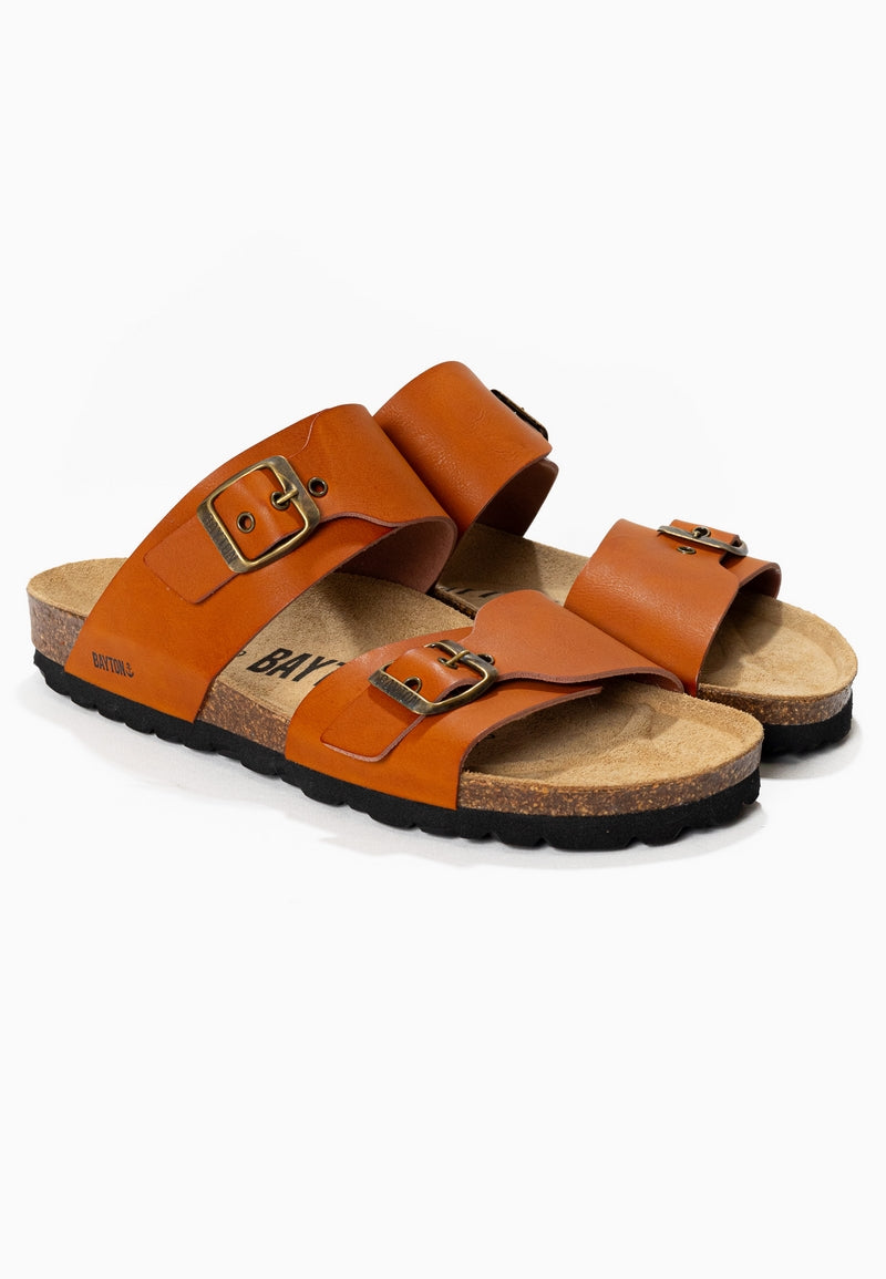 Sandales 2 Brides Shiba Camel