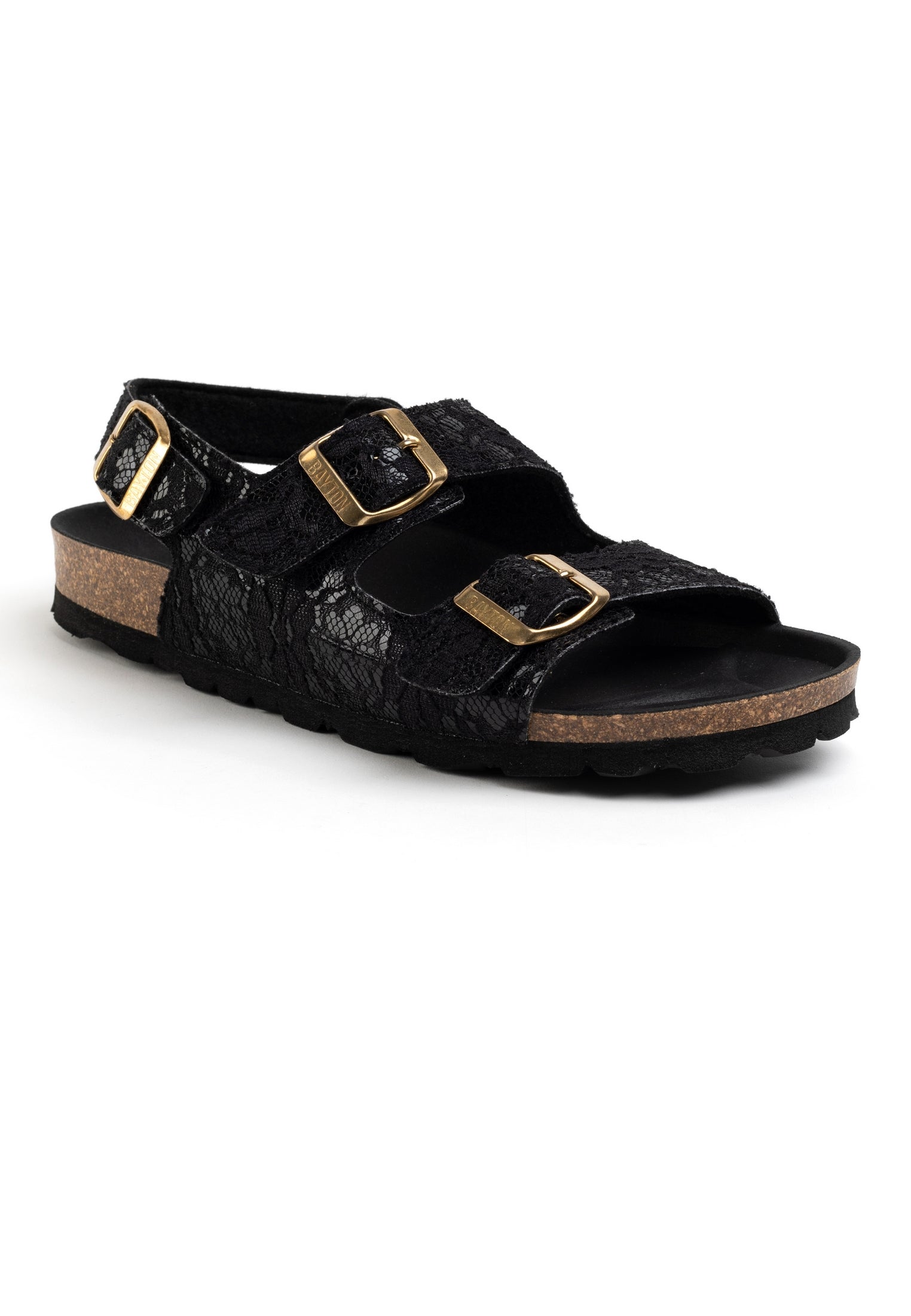 Sandales Achille Noir Multi-Brides