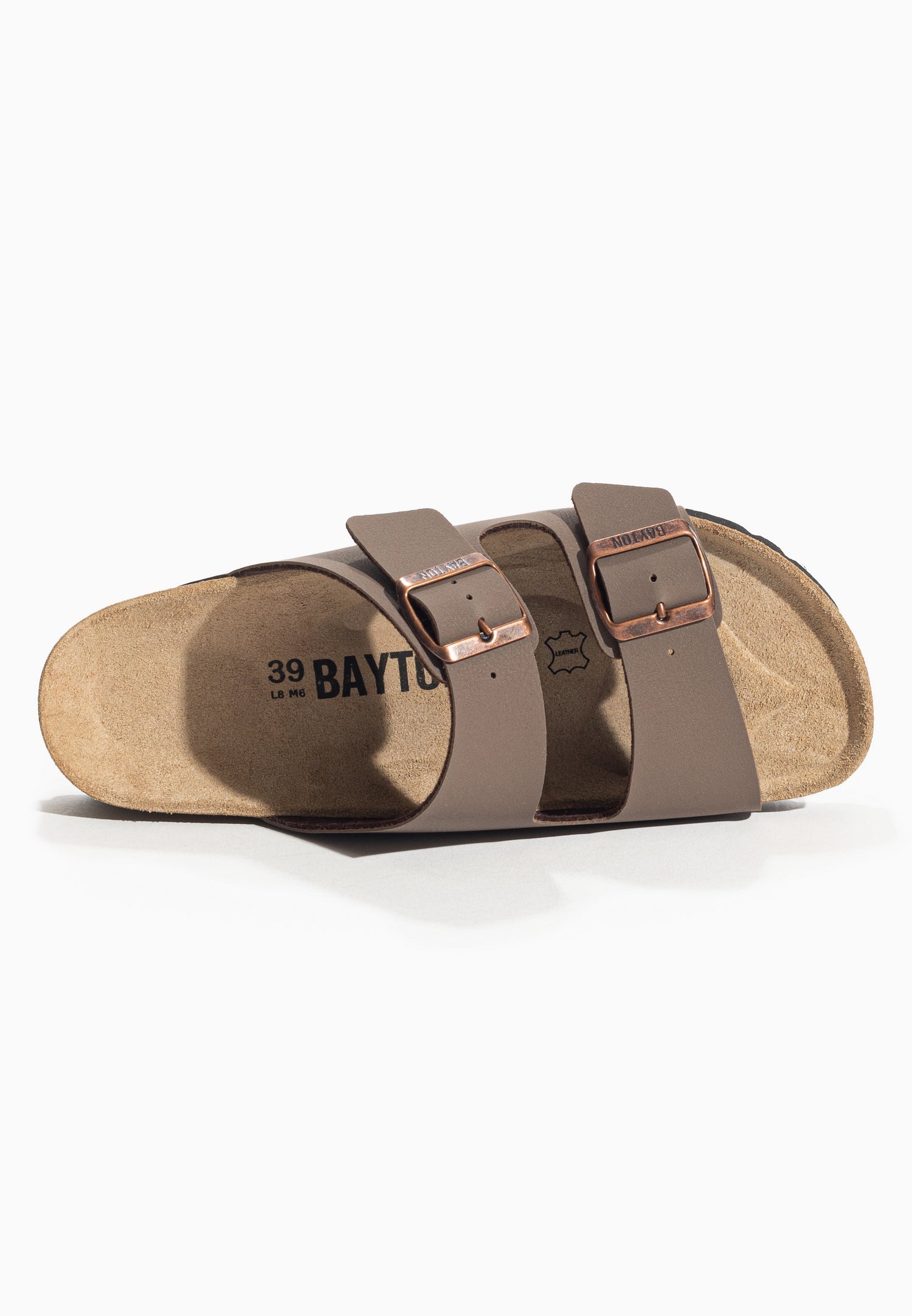 Sandales 2 Brides Atlas Marron