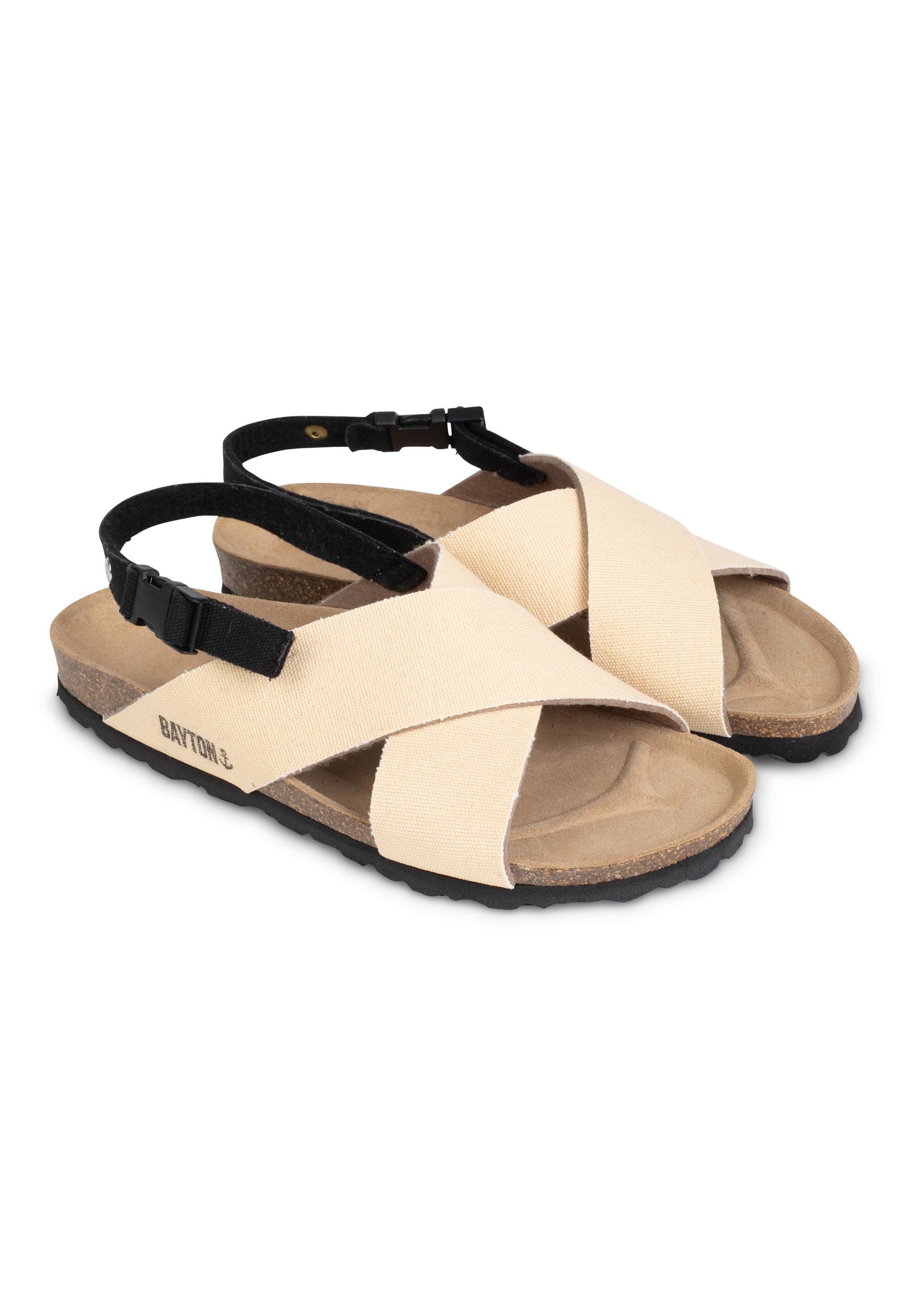 Sanary Sandalias Multinovias Beige Y Negro