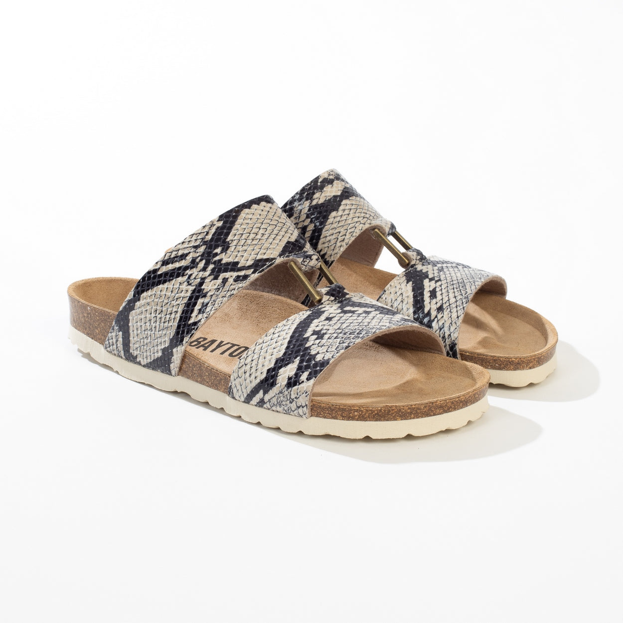 Sandales 2 Brides Navia Python