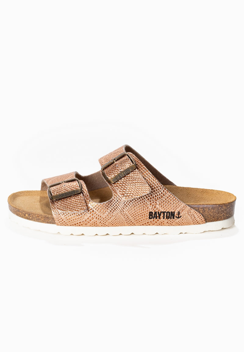 Sandales 2 Brides Atlas Rose Gold