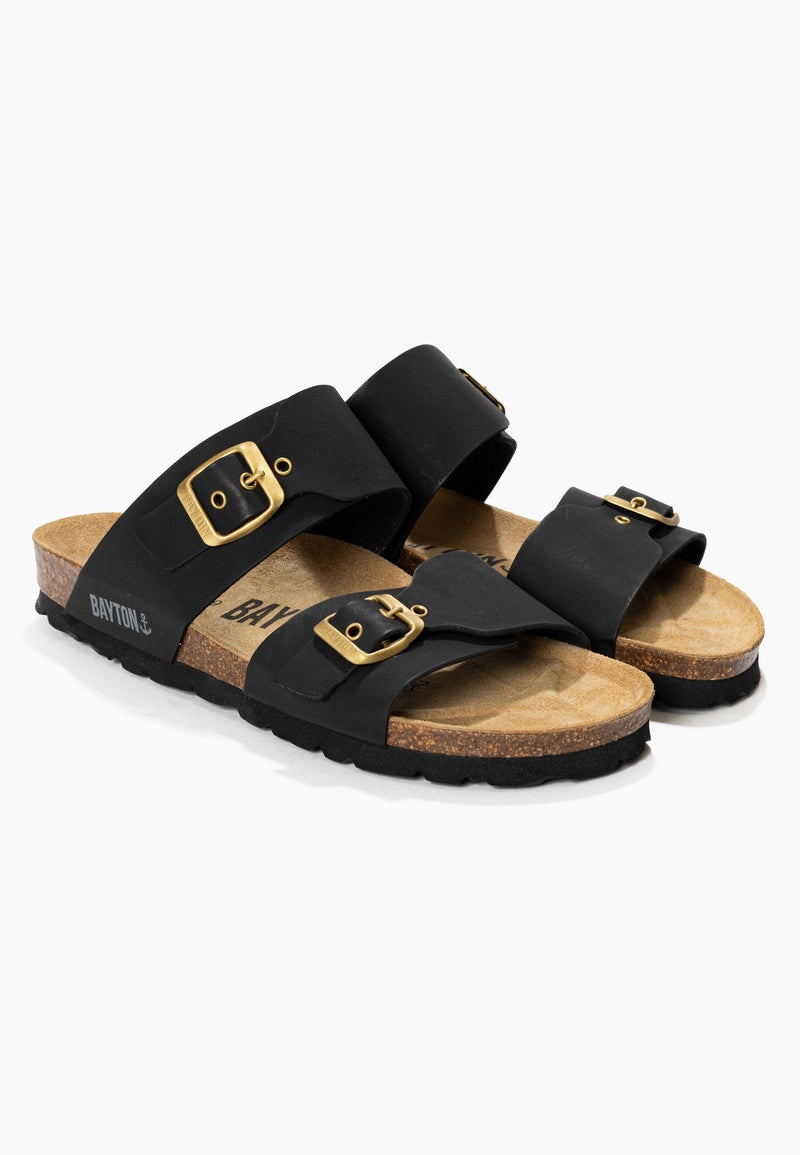 Sandales 2 Brides Shiba Noir