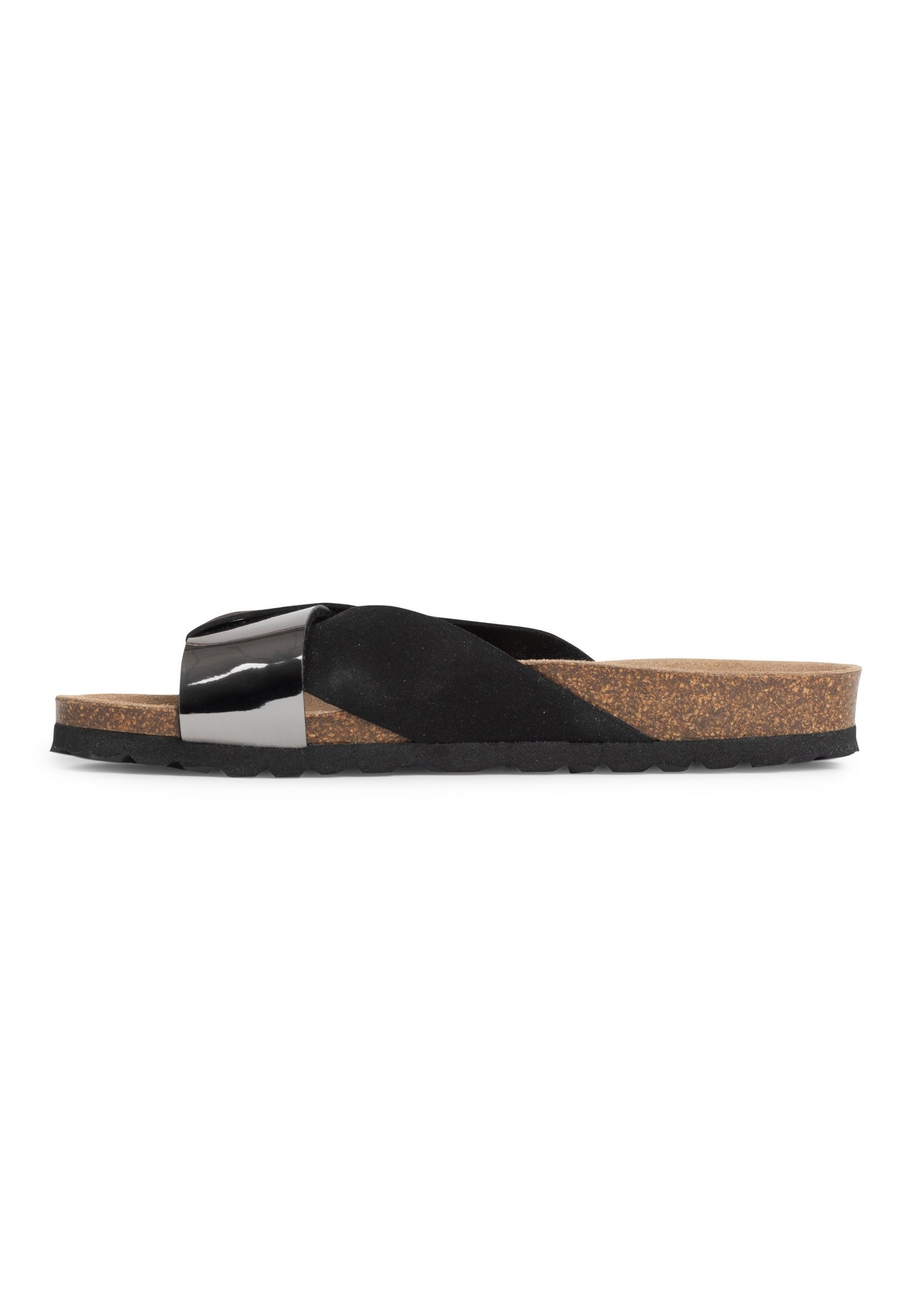 Sandales 2 Brides Figari Multibrides Anthracite Et Noir