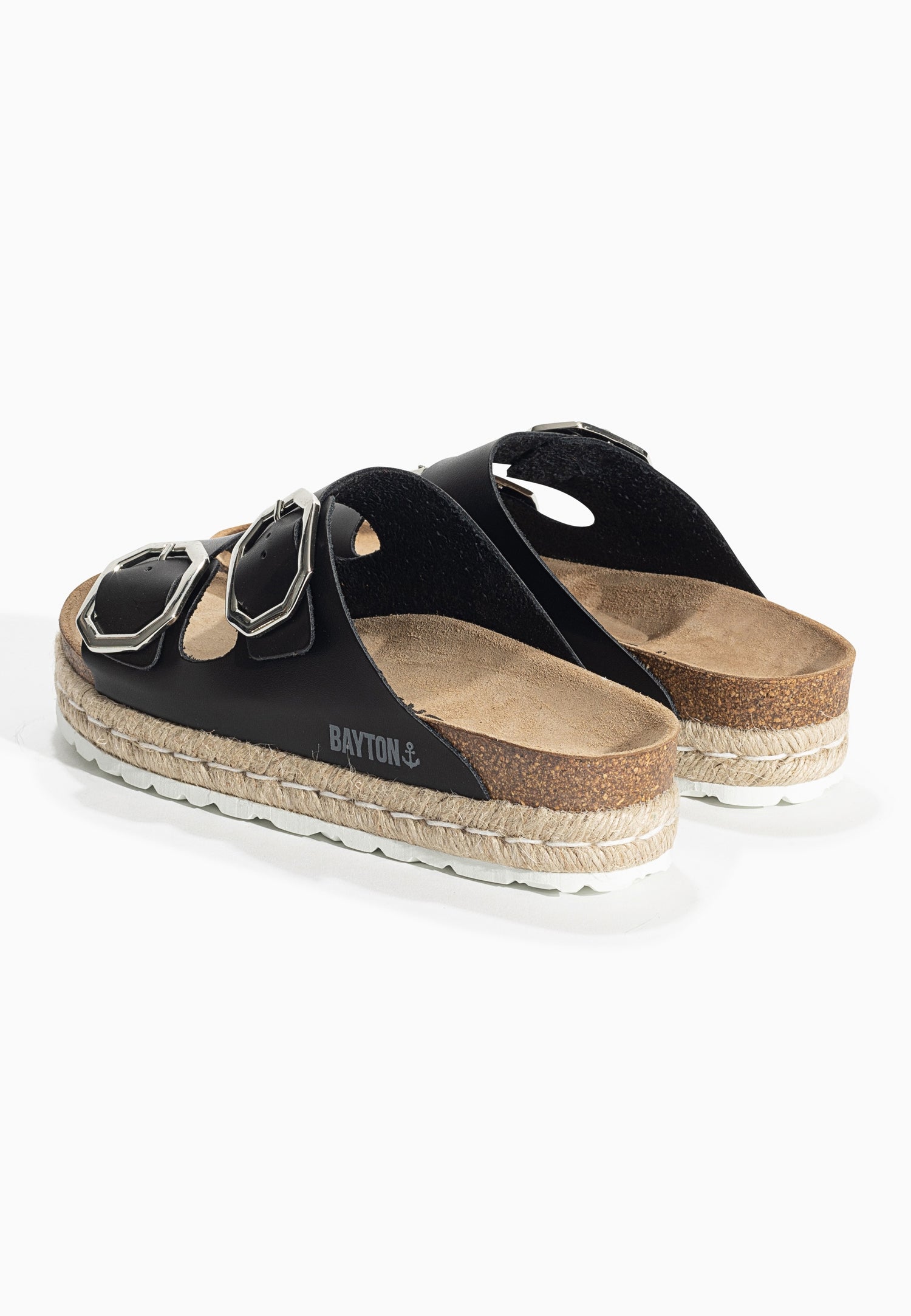 Sandales Alcee Noir à Plateforme
