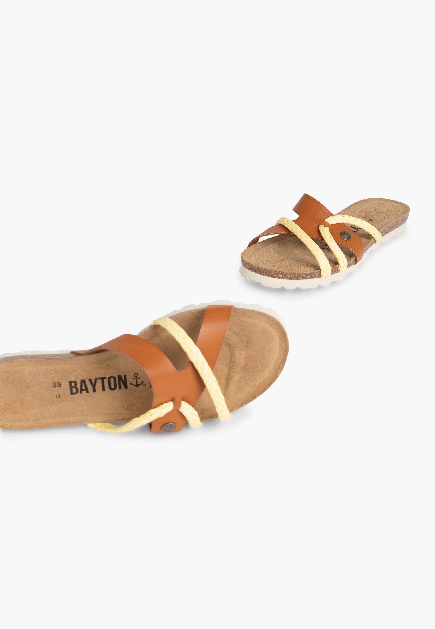 Sandales Slimen Camel Multi-Brides