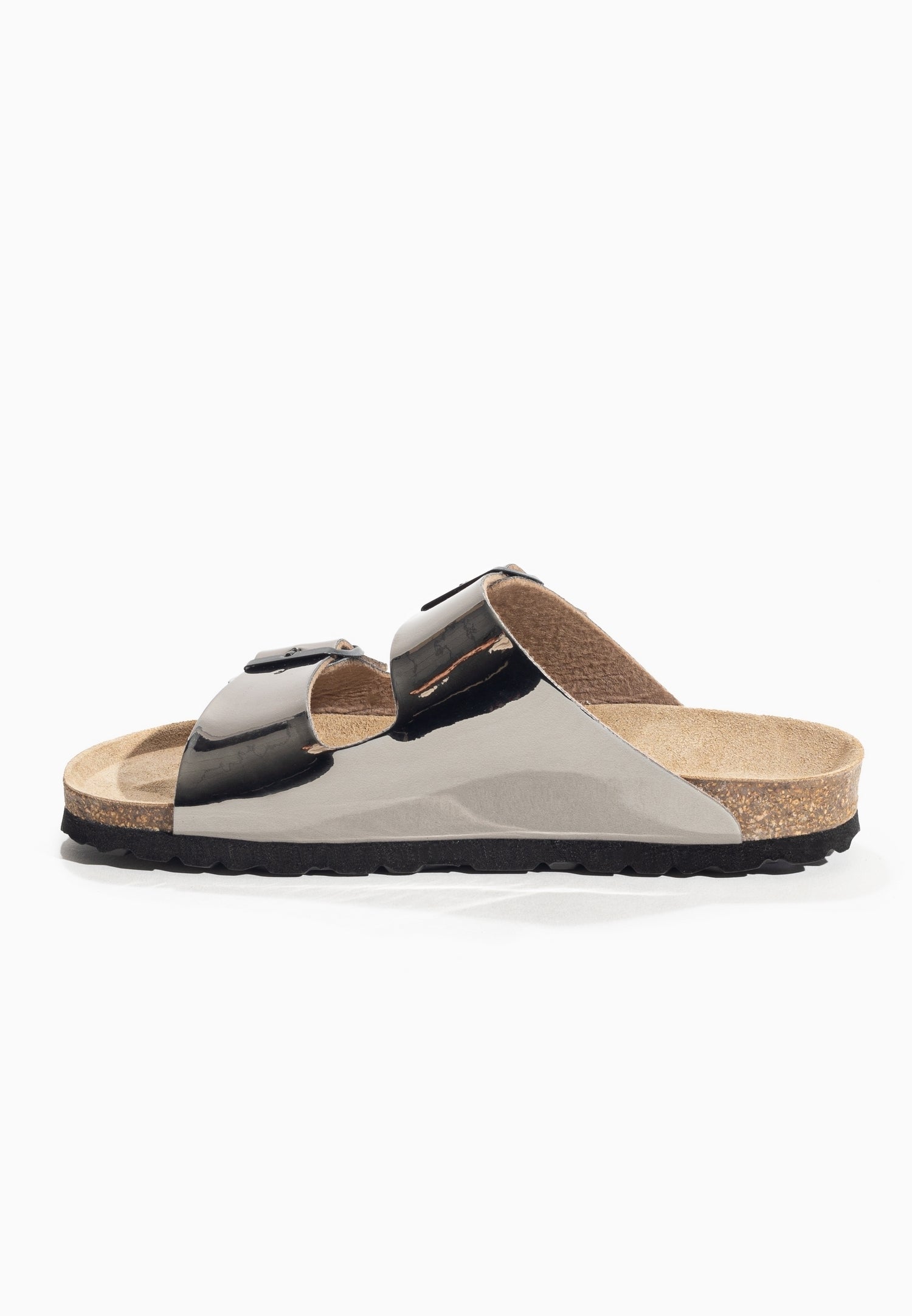 Sandalias Tracy plateadas oscuras