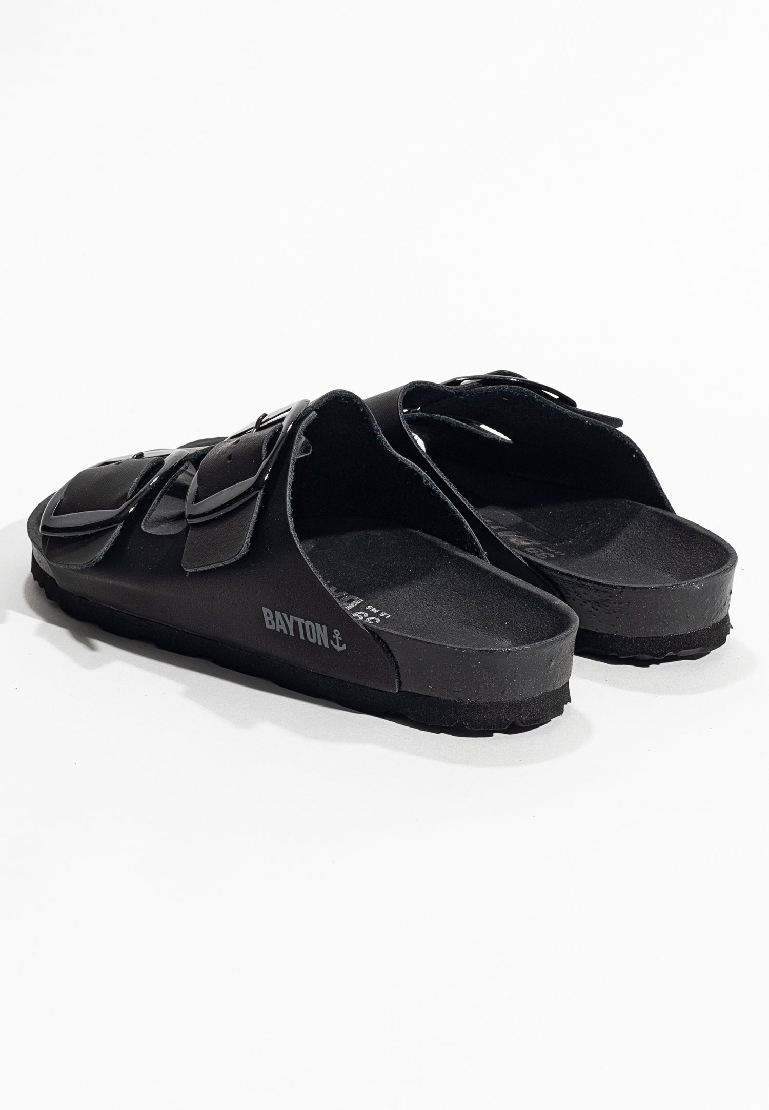 Sandales 2 Brides Alicante Noir