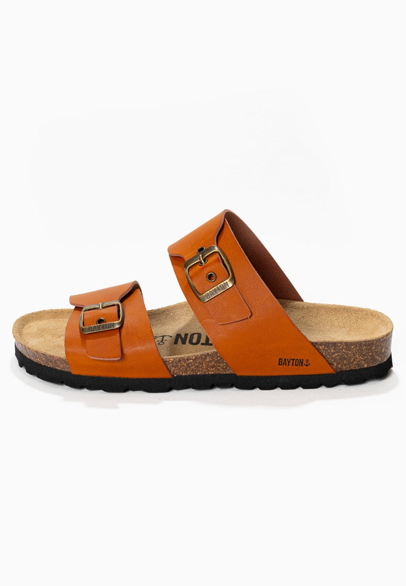 Sandales 2 Brides Shiba Camel