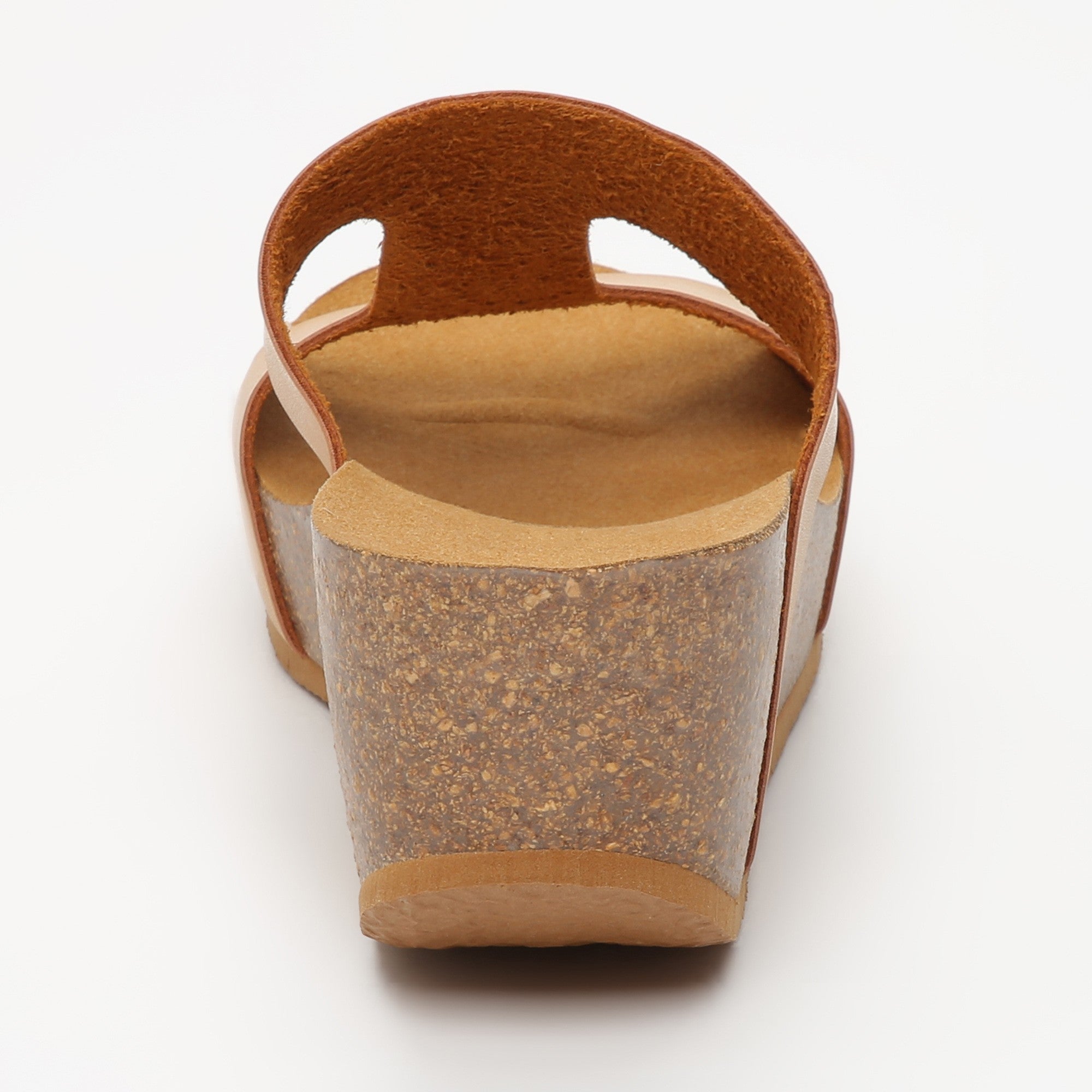 Sandalias Hecate Camel Con Cuña Y Semicuña