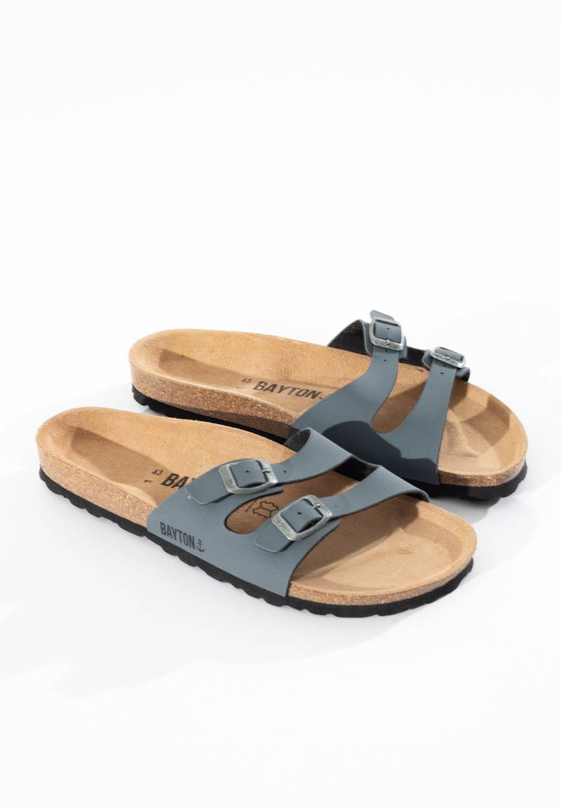 Sandales-2-Brides-Icare-Gris-Foncées-Bayton-Homme