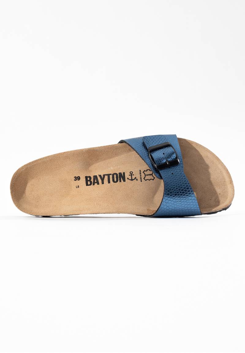 Zephyr Blue 1 Strap Sandals