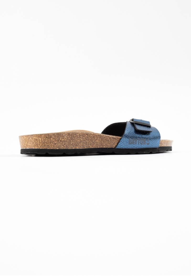 Zephyr Blue 1 Strap Sandals