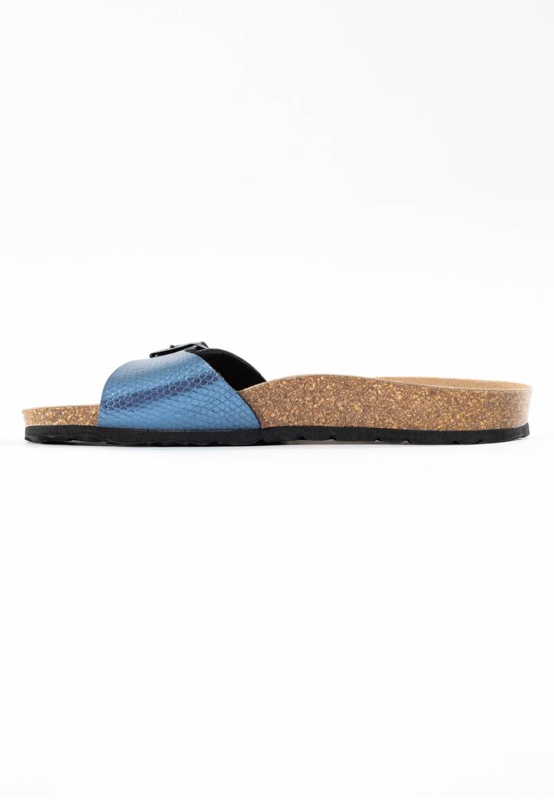 Zephyr Blue 1 Strap Sandals