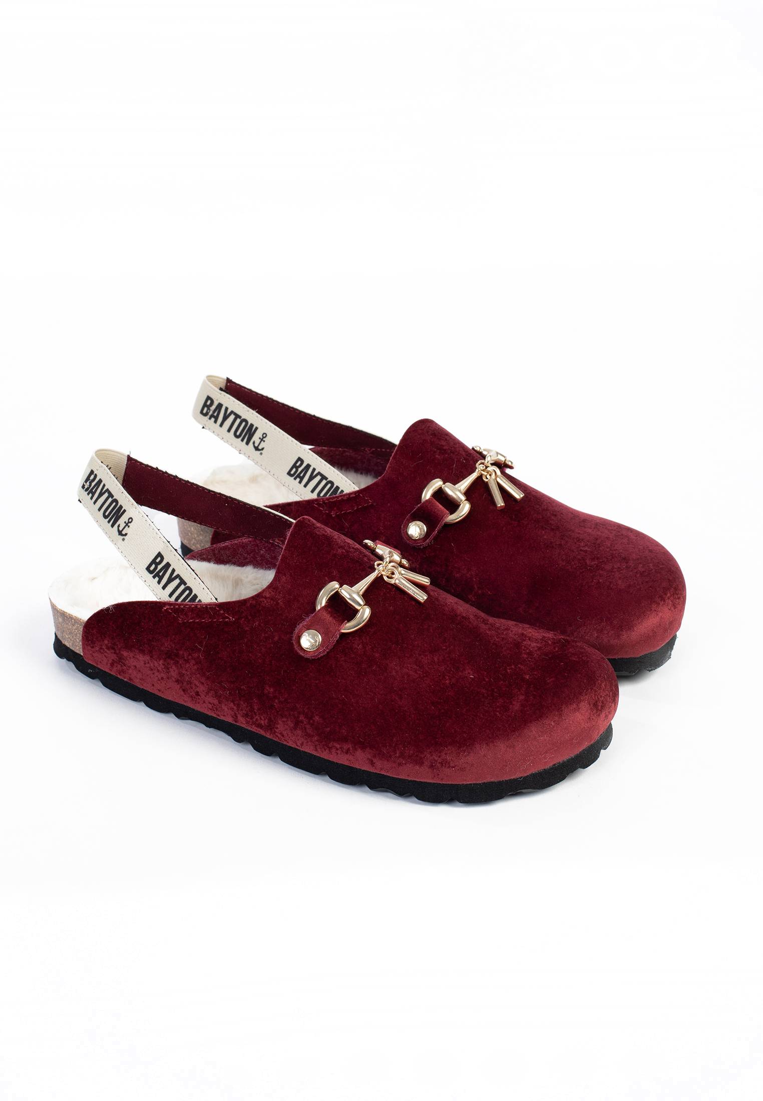 Sabots Chatel Bordeaux Velours