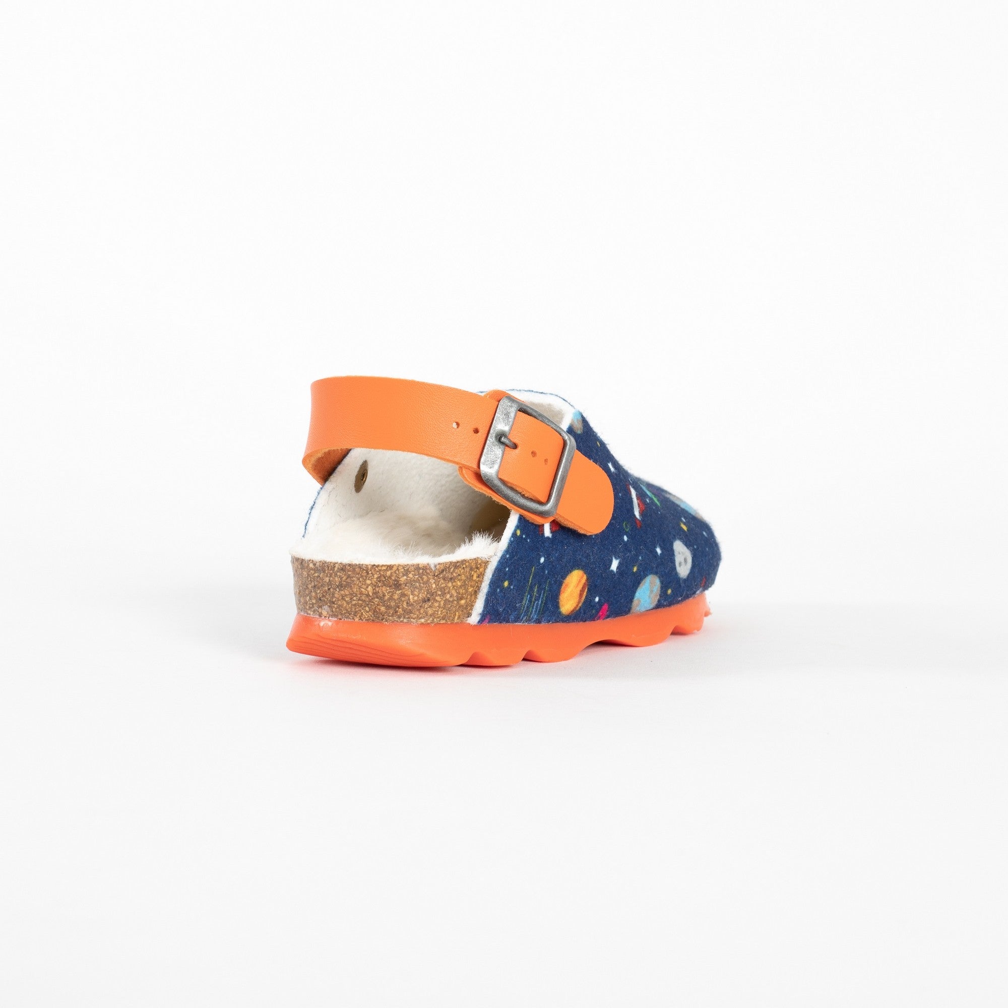 Navy Blue and Orange Nova Clogs