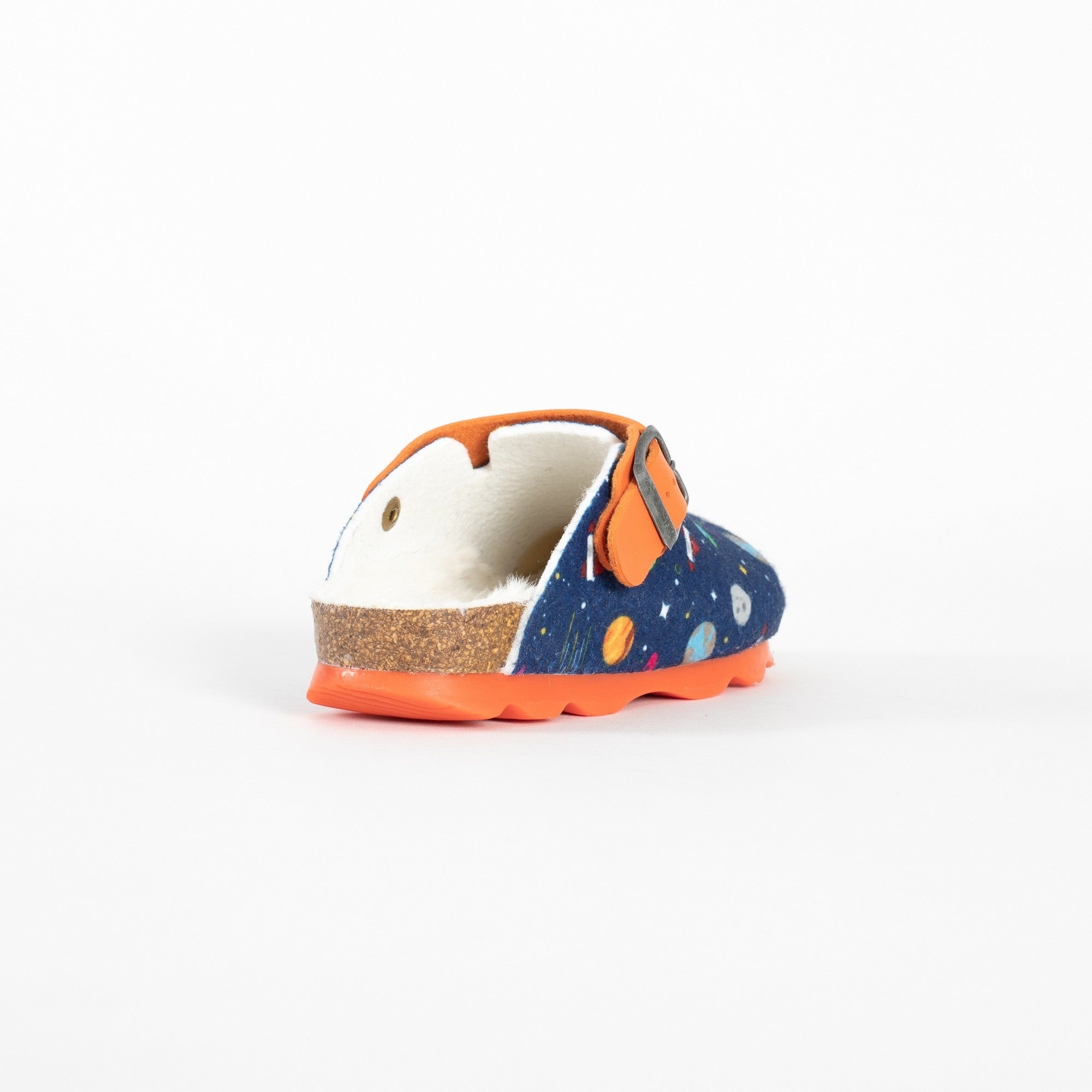 Navy Blue and Orange Nova Clogs
