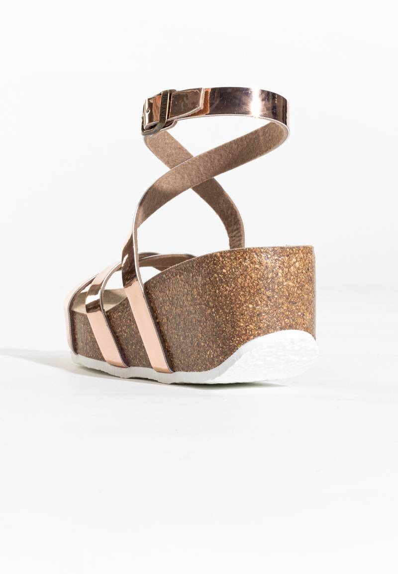 Sandales Asteria Rose Compensées et Semi-compensées