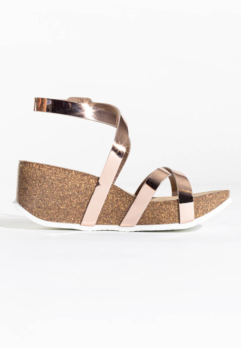 Sandales Asteria Rose Compensées et Semi-compensées