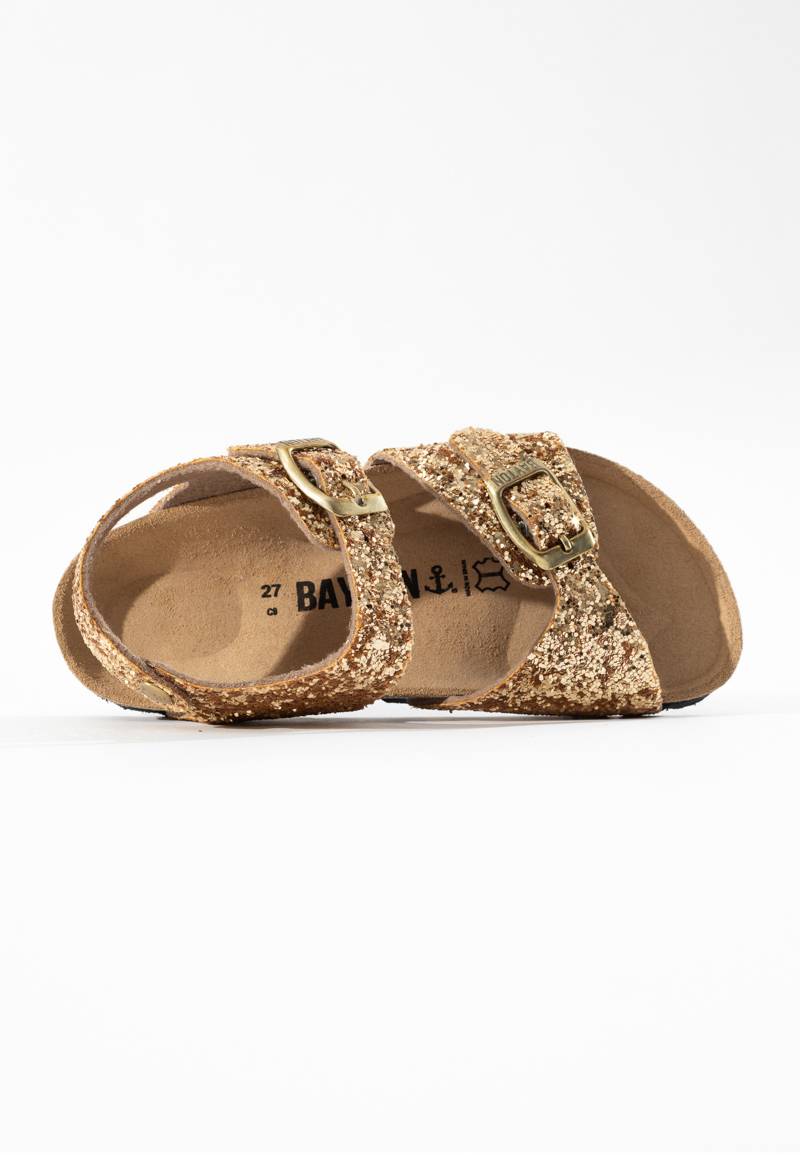 Pegasus Gold Multi-Strap Sandals