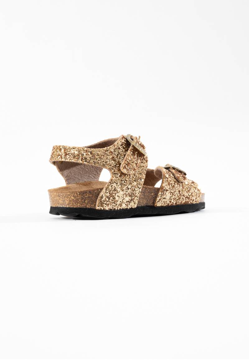Pegasus Gold Multi-Strap Sandals