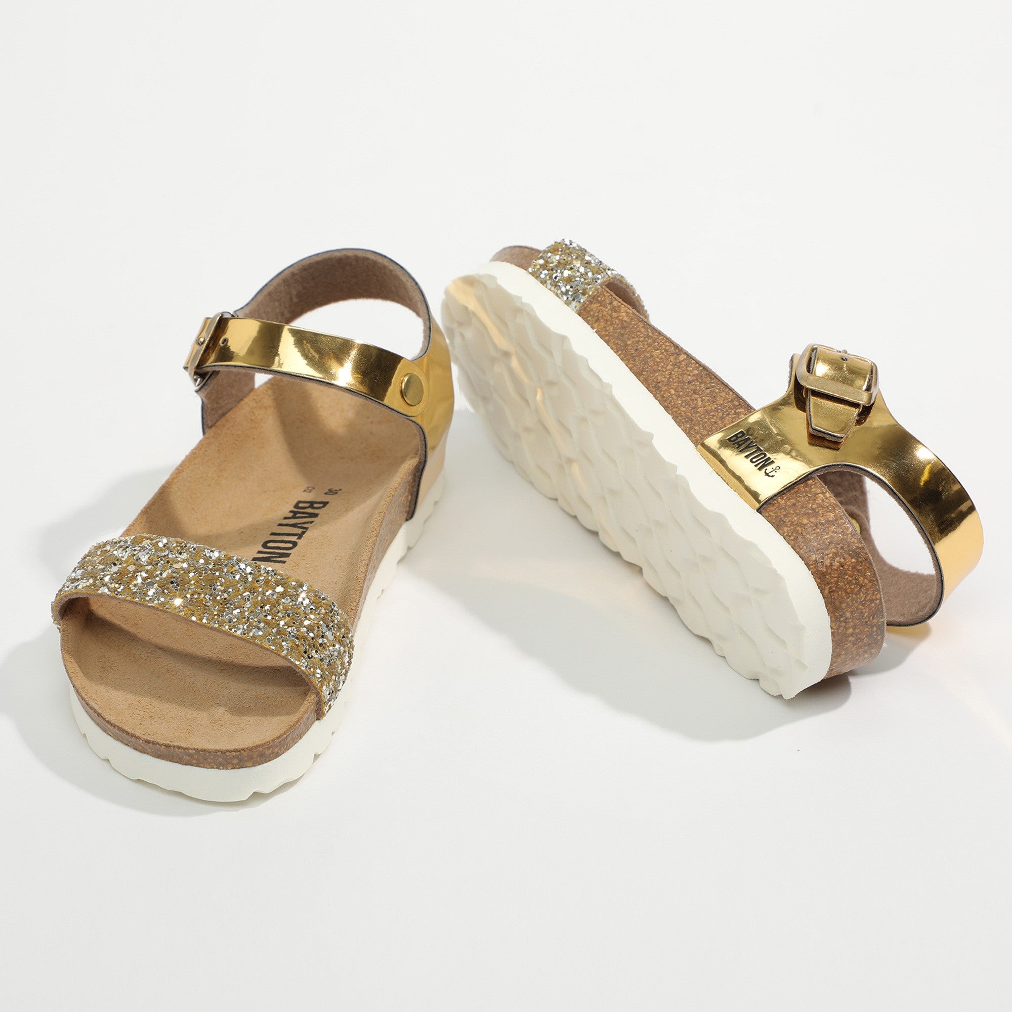 Sandales Multi-Brides Tyche Dorées