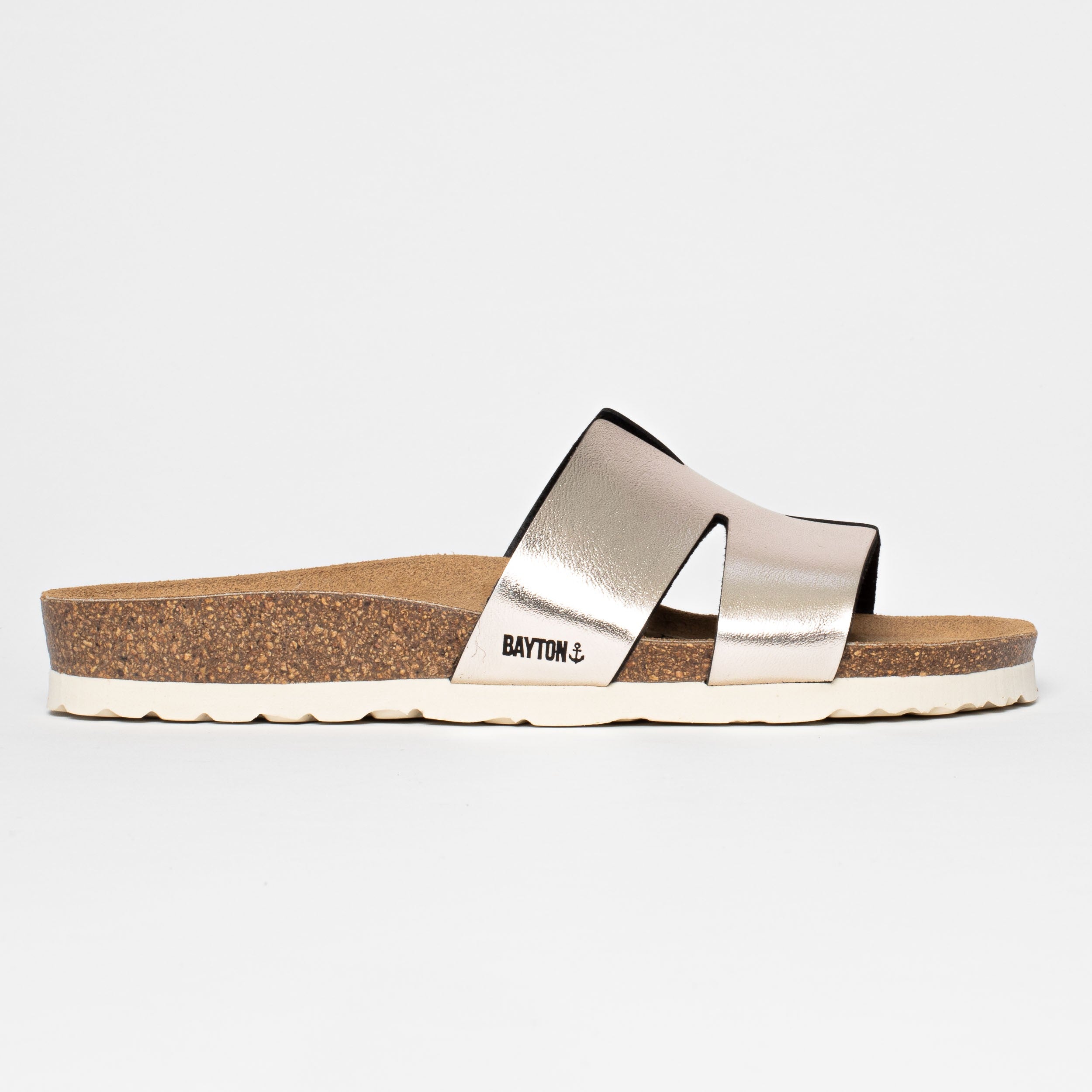 Djone Gold 1 Strap Sandals
