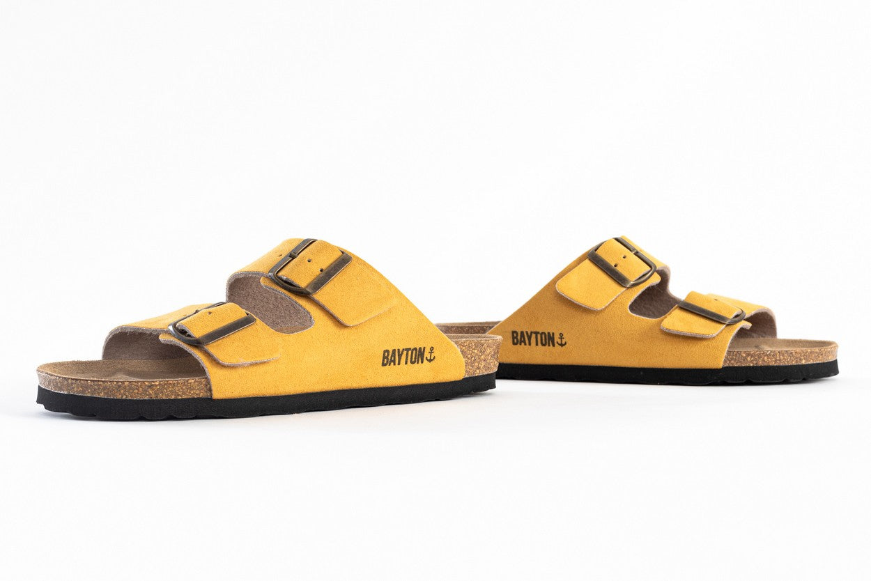 Sandales-2-Brides-Atlas-Jaune-Bayton-femme