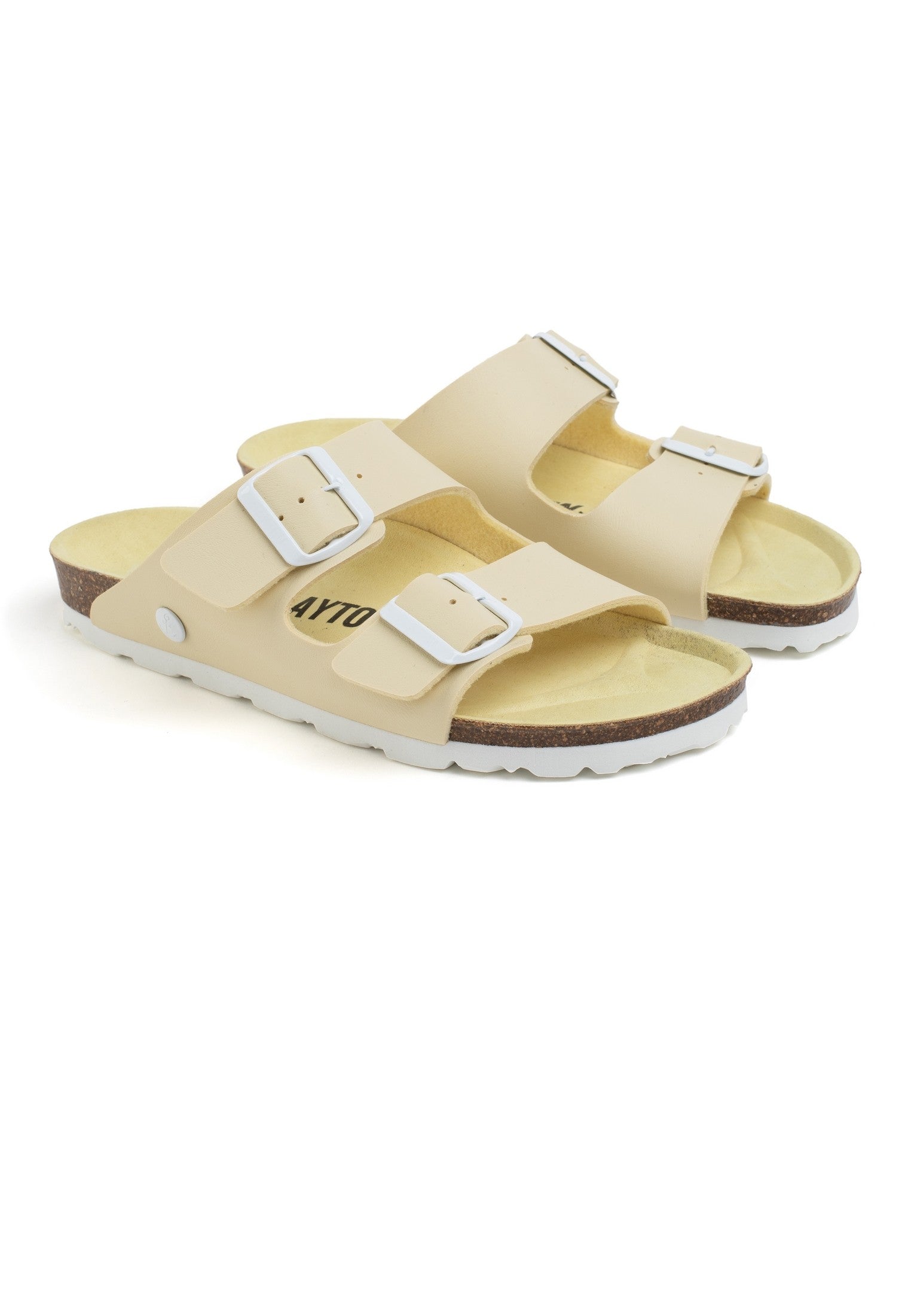 Sandales-2-Brides-Atlas-Jaune-Pâle-Bayton-femme