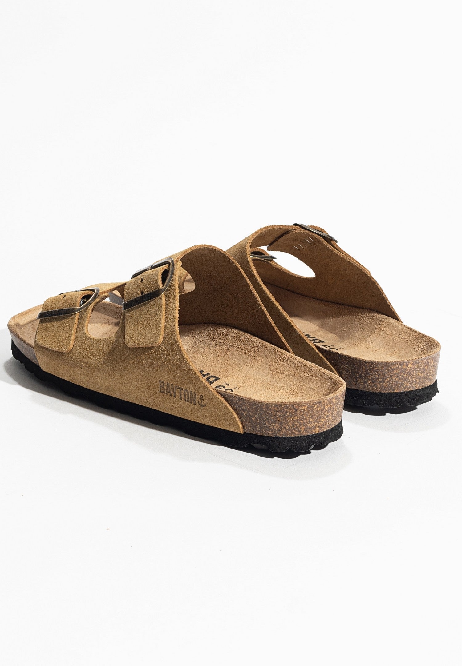 Sandales-2-Brides-Atlas-Camel-en-Cuir-Suédé-Bayton-femme