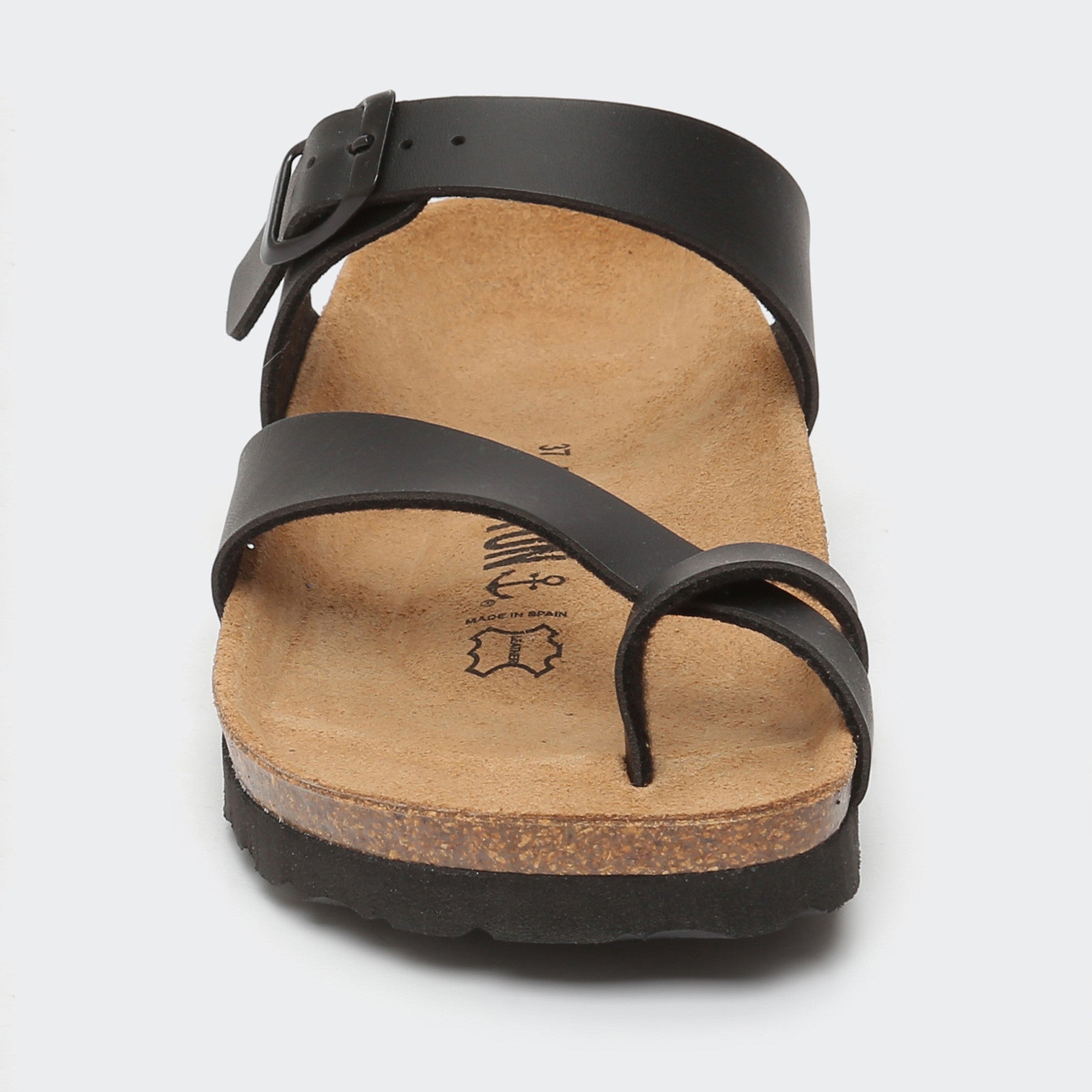 Sandales Diane Noir à Entre-Doigts