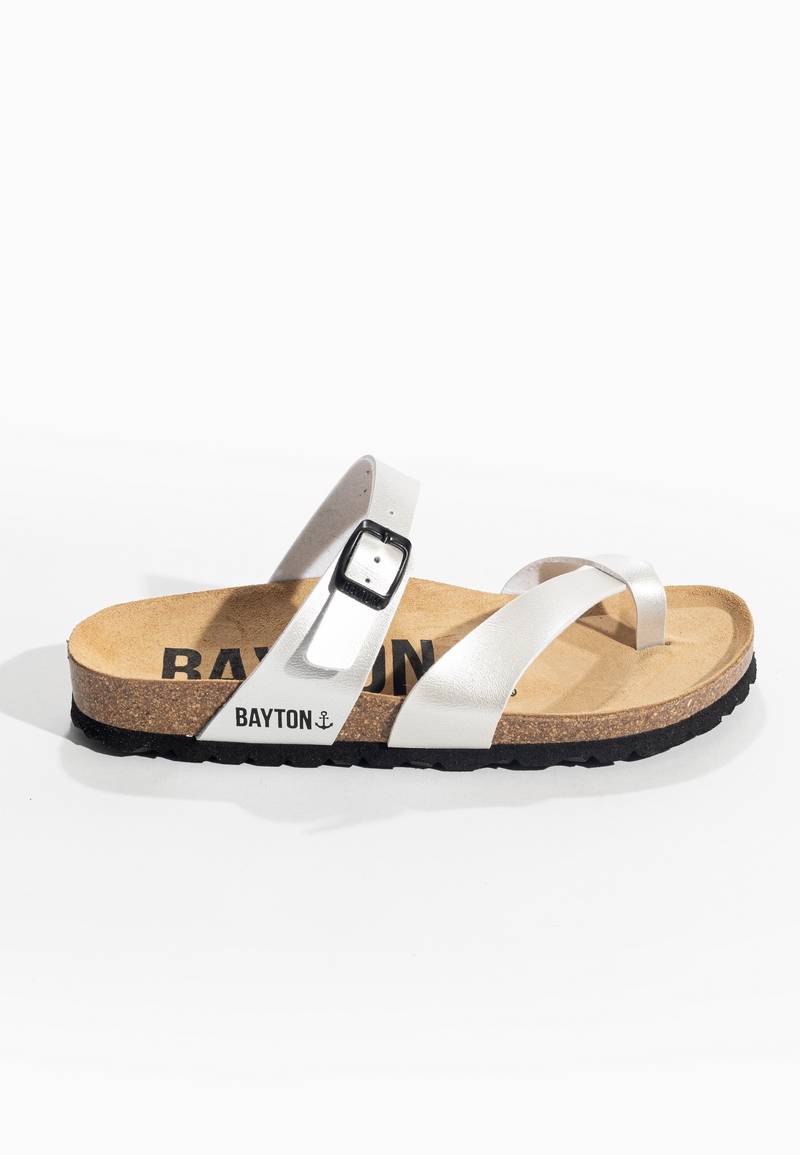 Sandales Diane Argent clair à Entre-Doigts