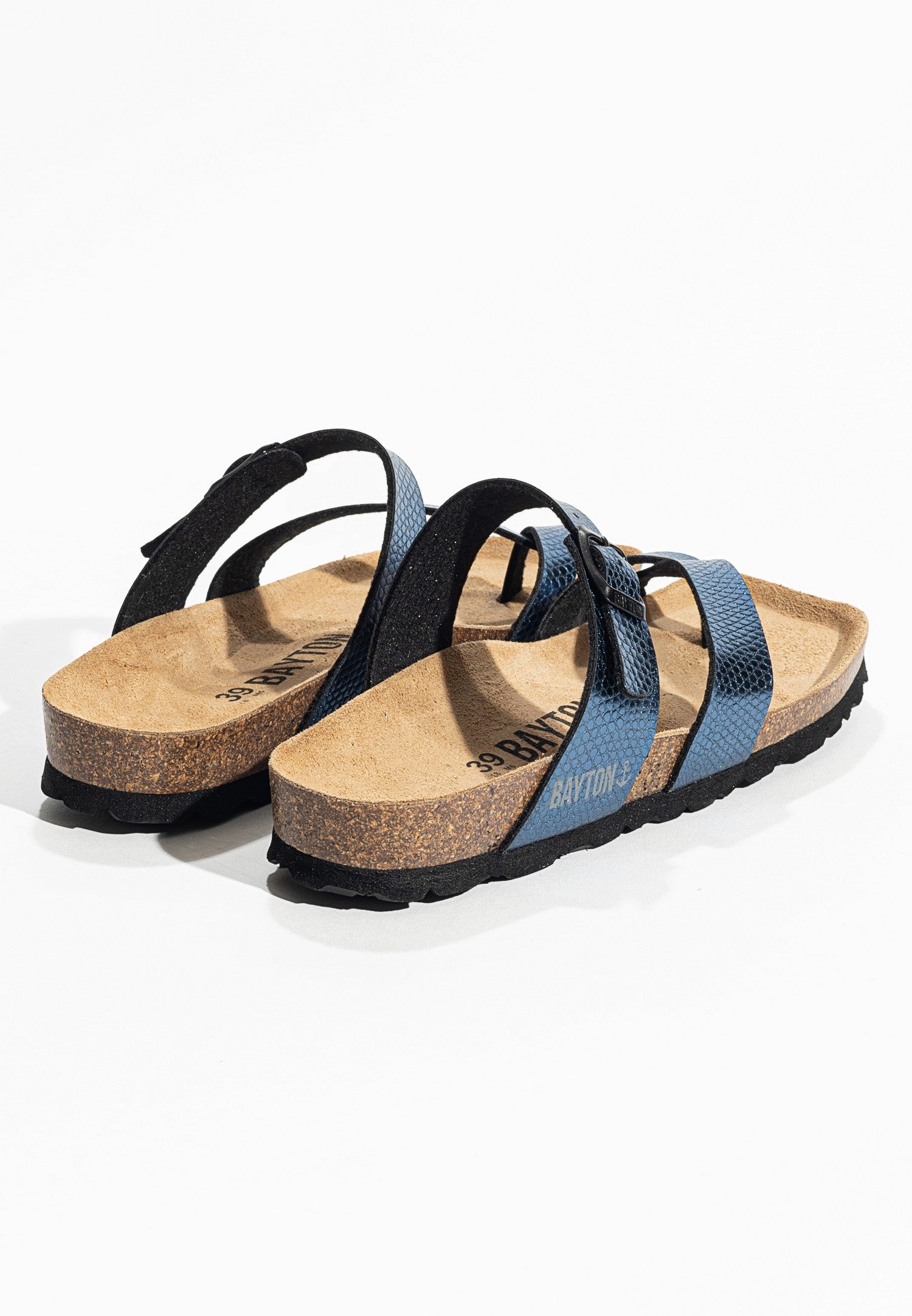 Sandales Diane Bleu à Entre-Doigts