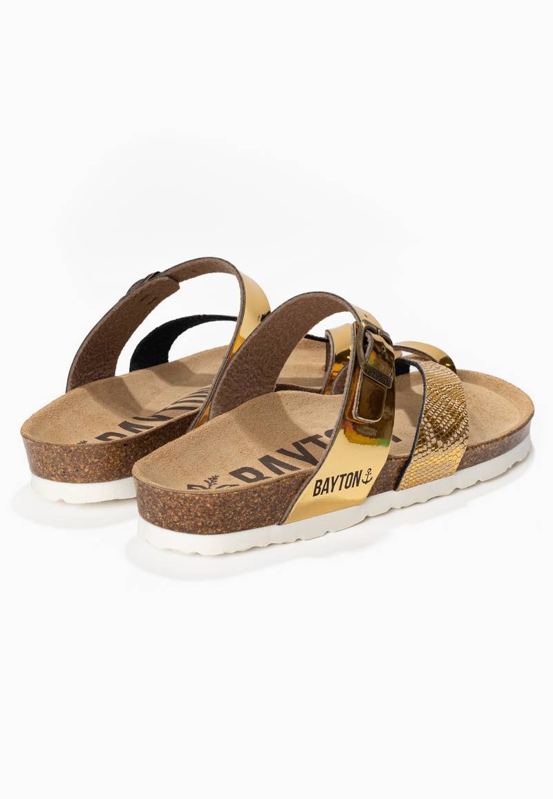 Sandales Diane Doré à Entre-Doigts