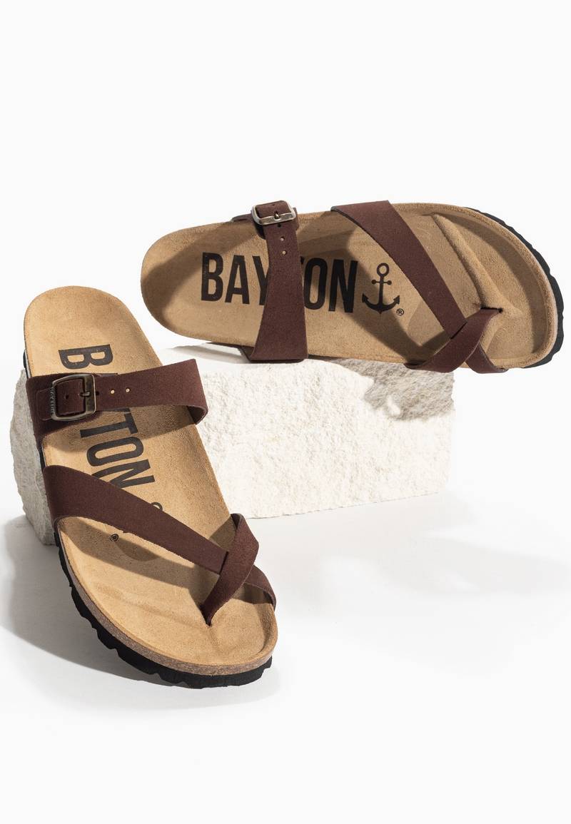 Sandales Diane Marron à Entre-Doigts