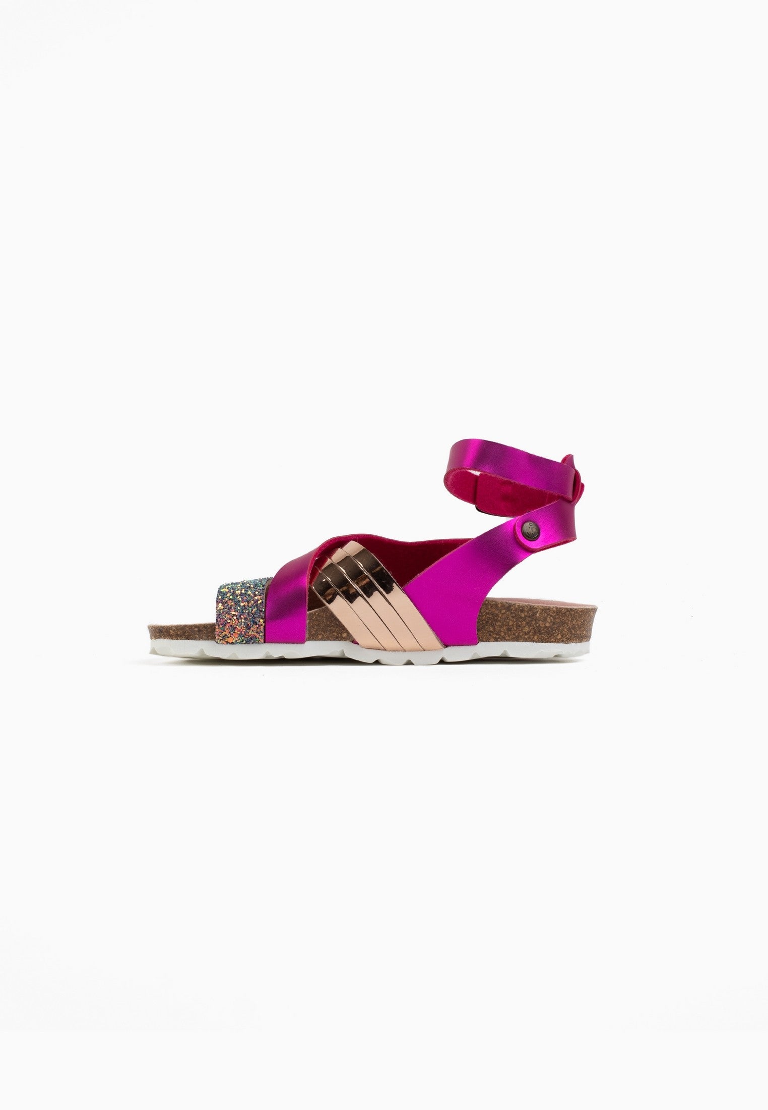 Sandales Multi-Brides Fadette Fuschia