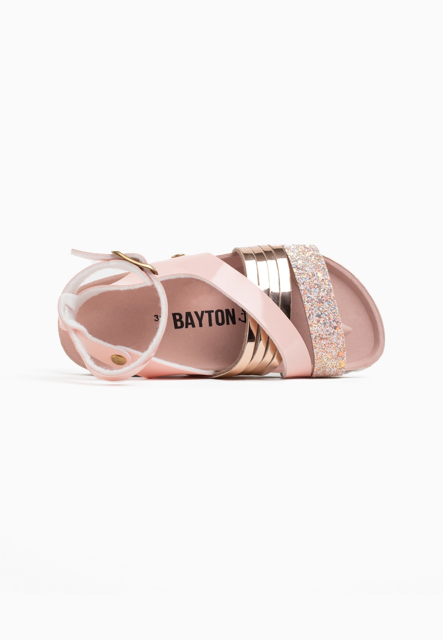 Sandales Multi-Brides Fadette Rose Pâle