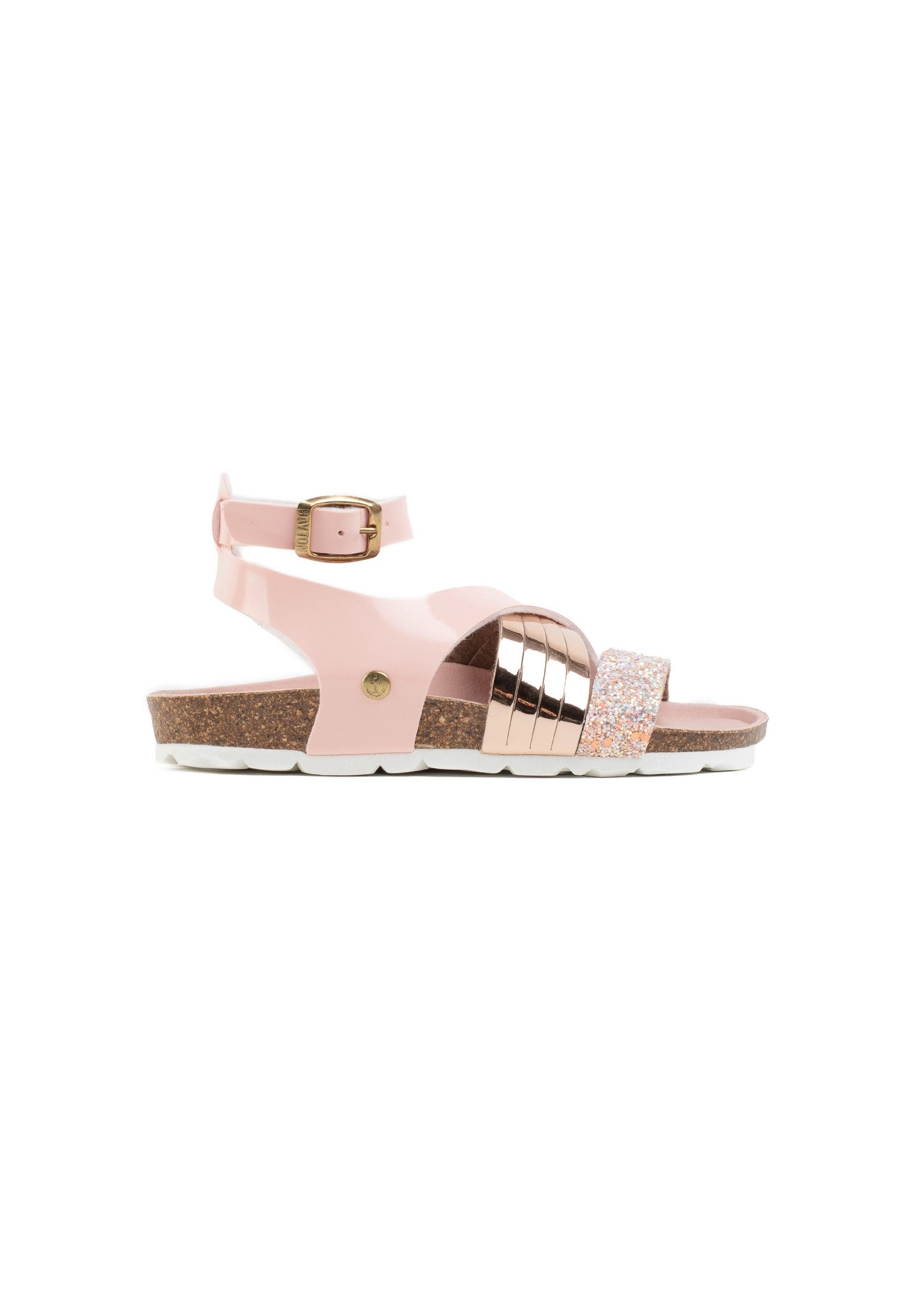 Sandales Multi-Brides Fadette Rose Pâle