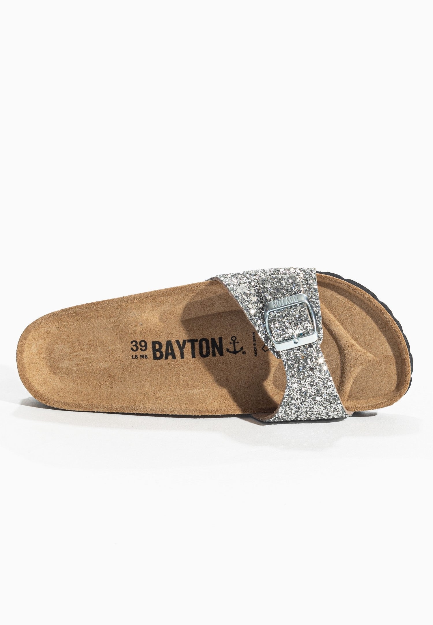 Sandales 1 Bride Jazz Argent pailletée