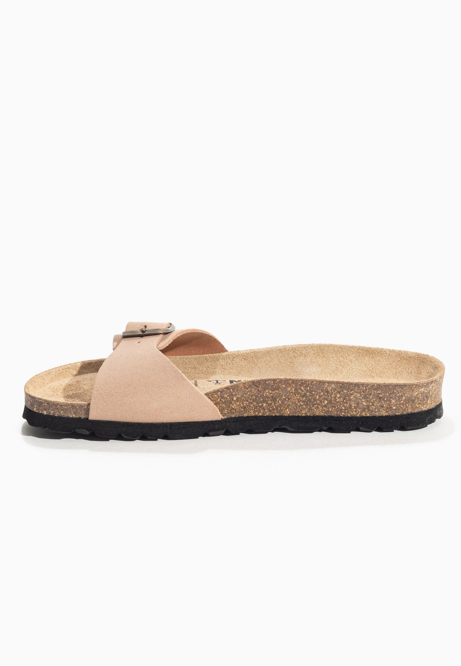 1 Strap Jazz Peach Suede Leather Sandals
