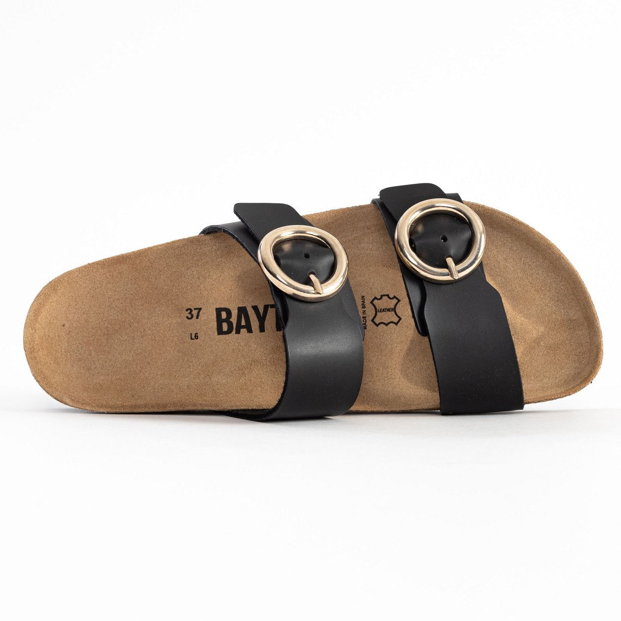 Sandales-2-Brides-Lugo-Noir-Bayton-femme
