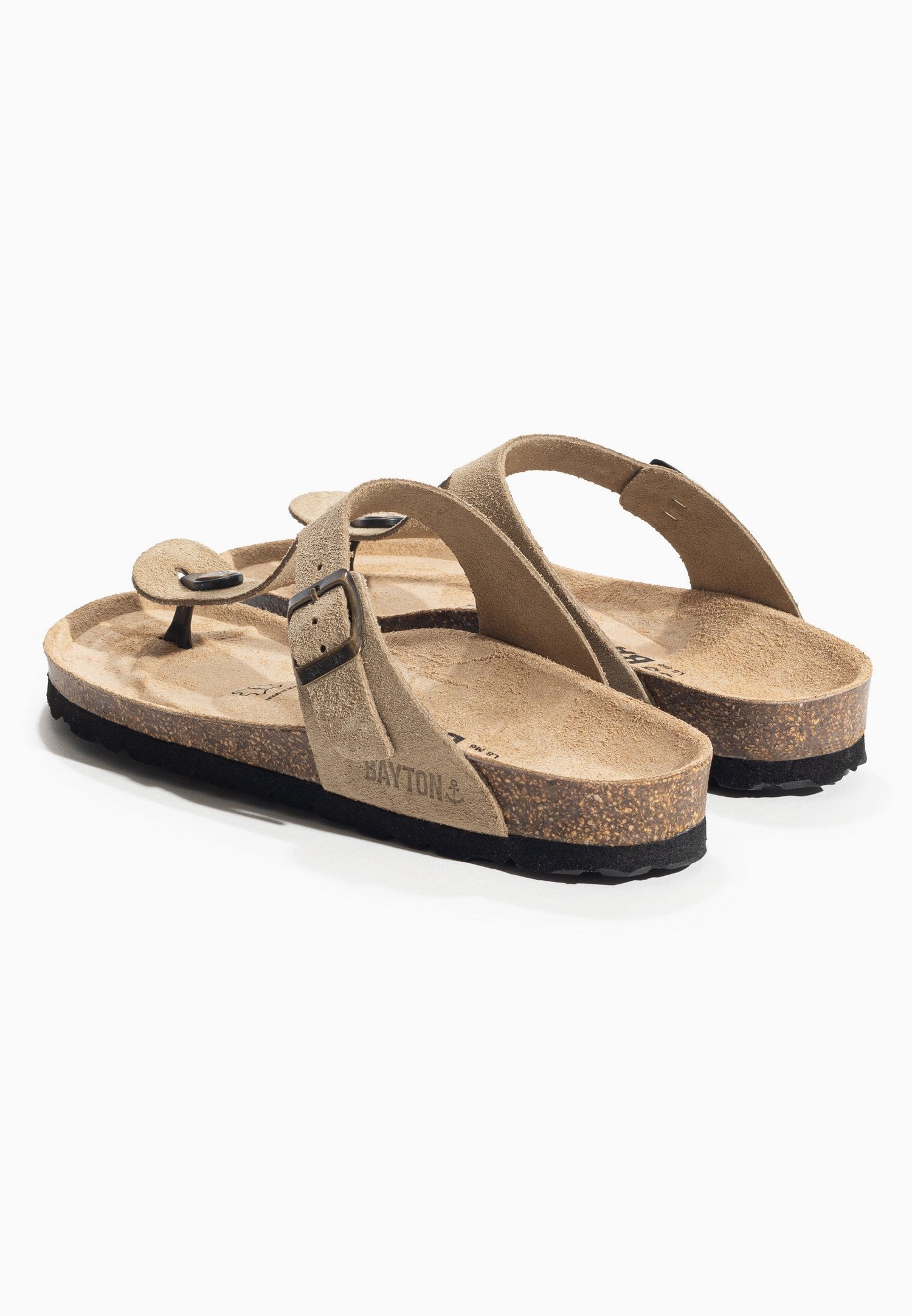 Melia Beige Toe-Strap Sandals
