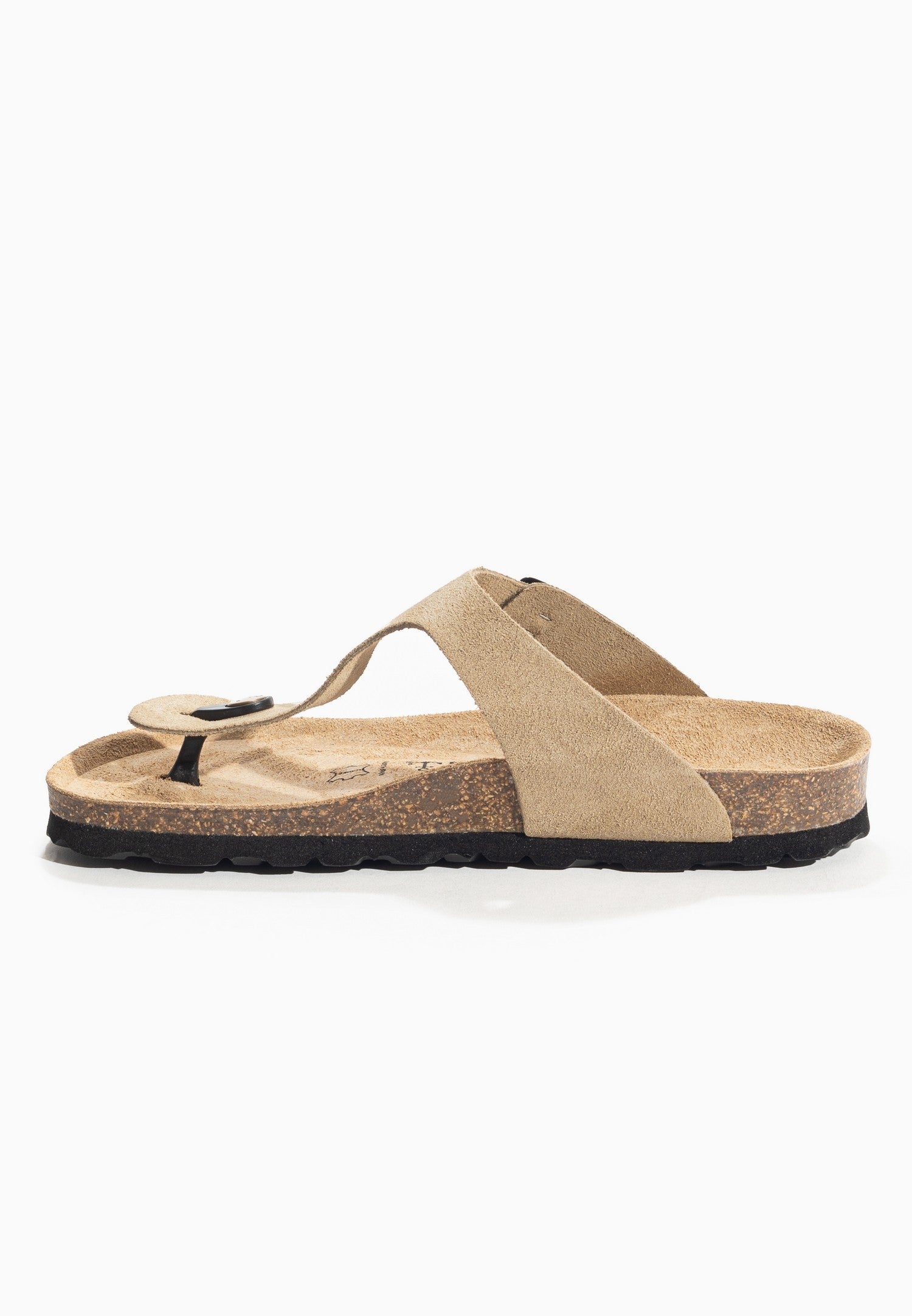 Melia Beige Toe-Strap Sandals
