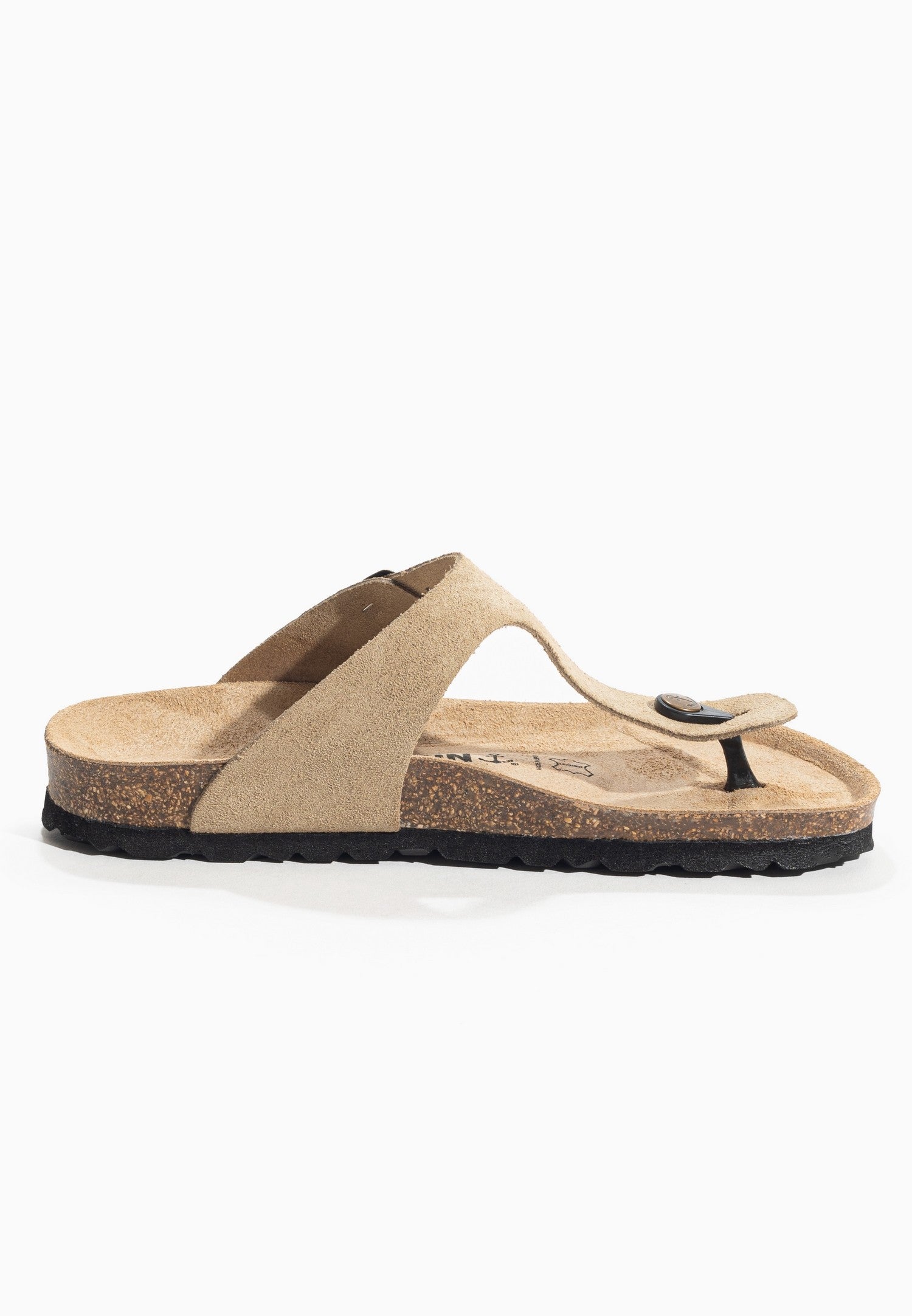 Melia Beige Toe-Strap Sandals