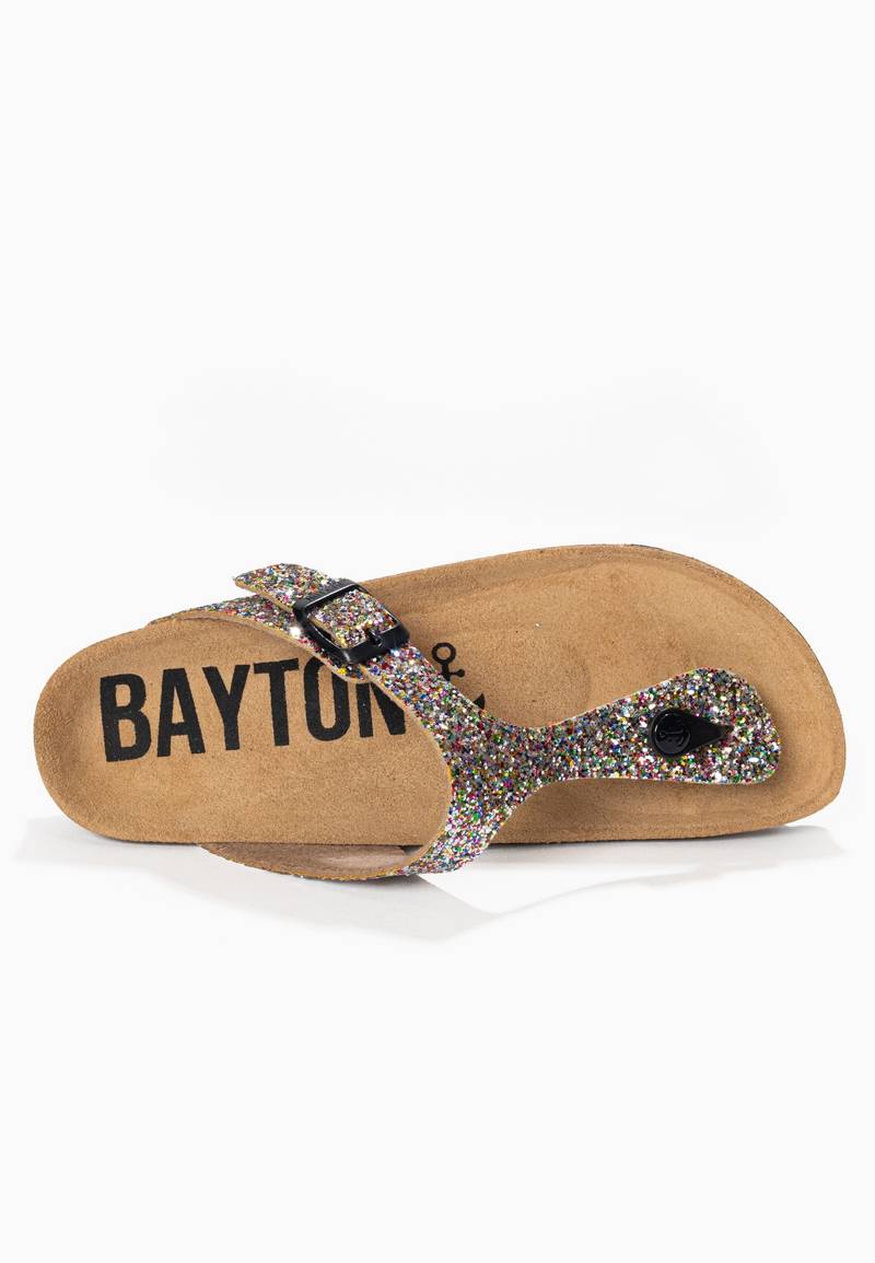 Sandales Mercure Multicolore pailletées à Entre-Doigts