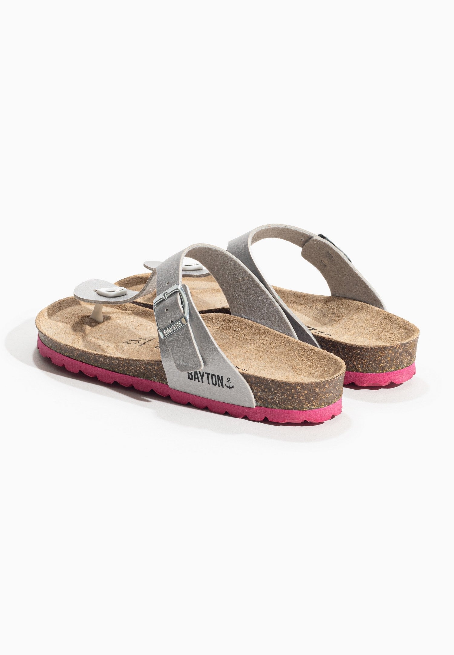 Miss Argent Toe-Strap Sandals