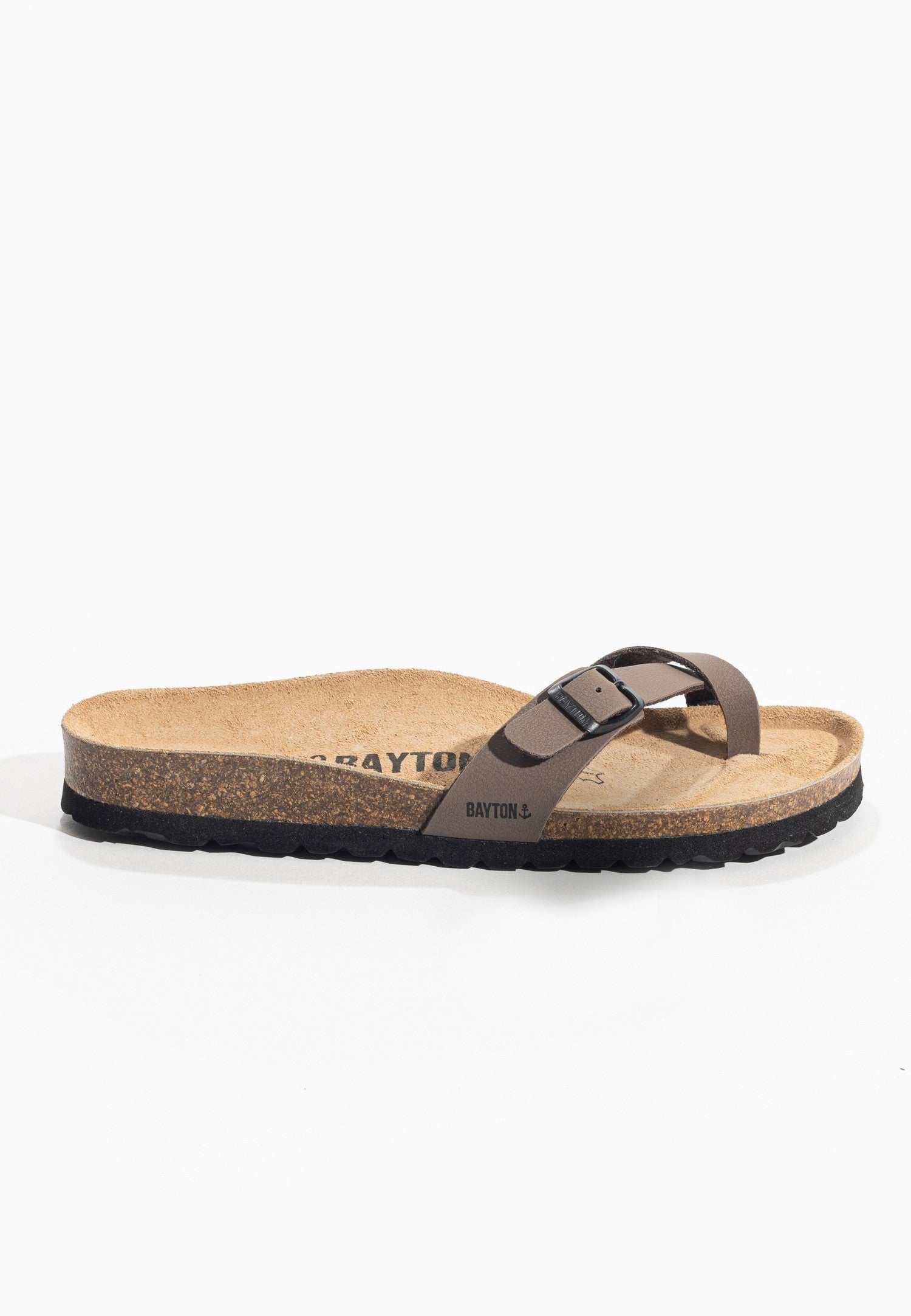 Miya Brown Toe-Strap Sandals