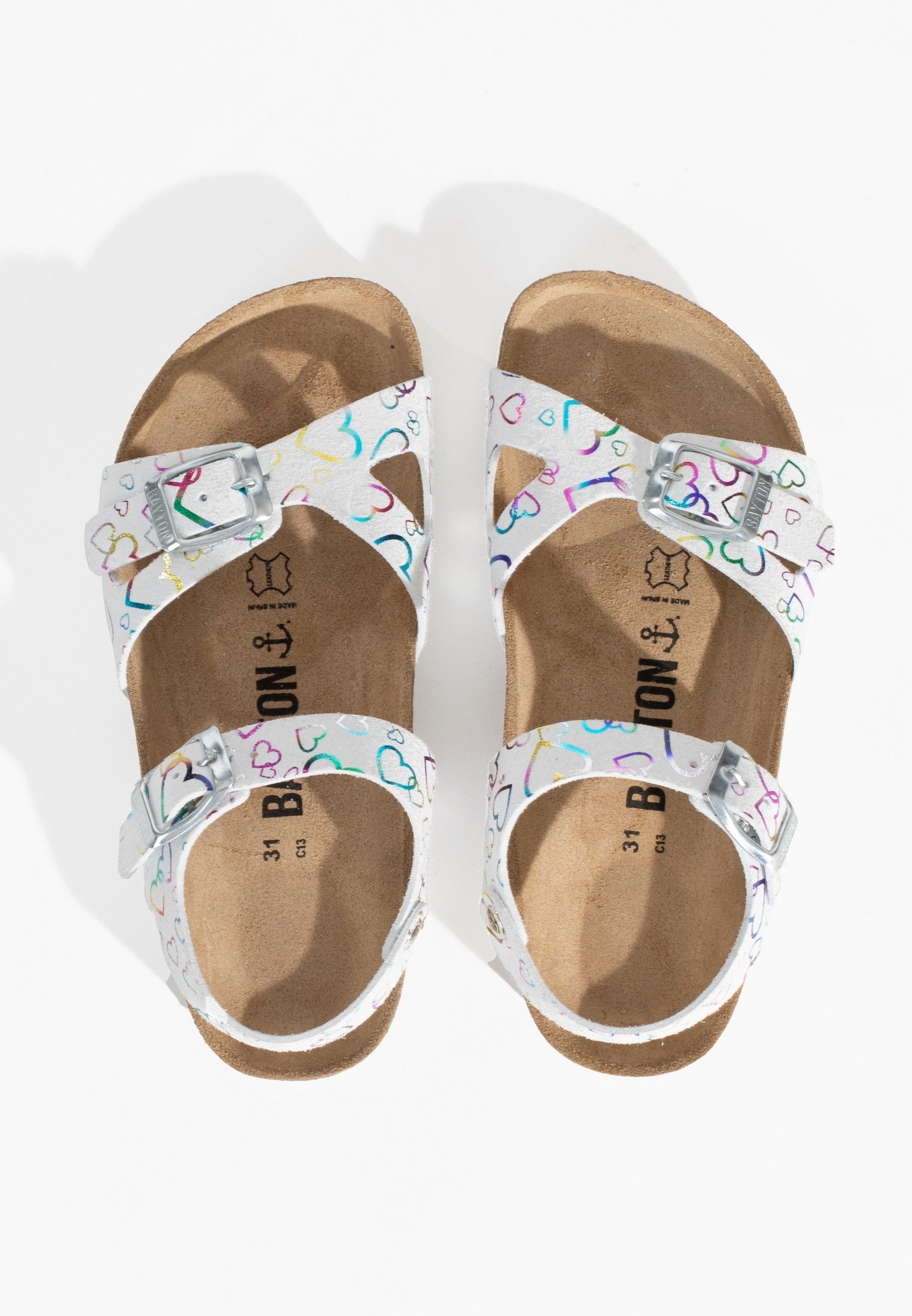 Sandalias Pegase Multitiras Blanco